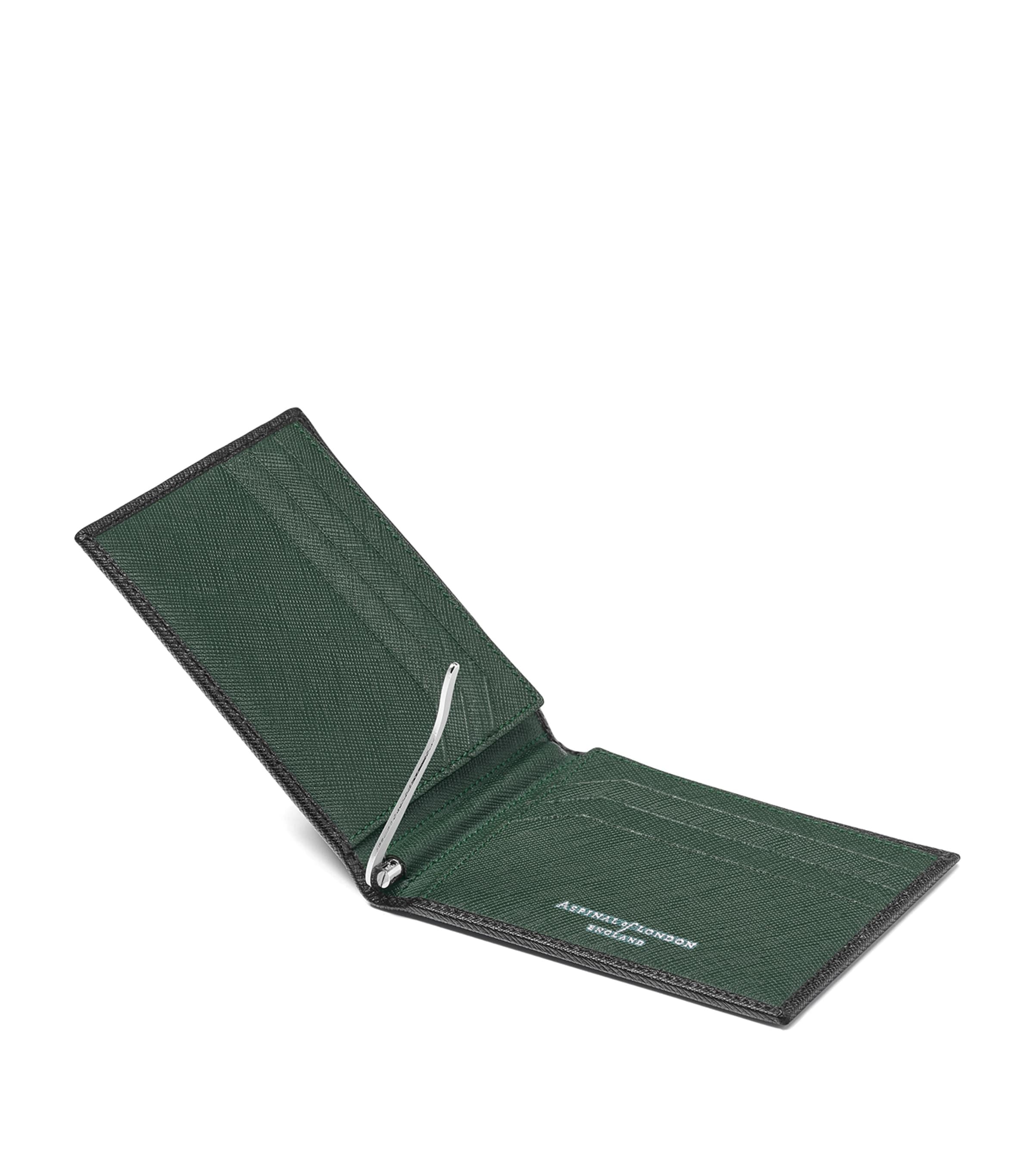 Leather Bi-Fold Wallet BLACK Image 5