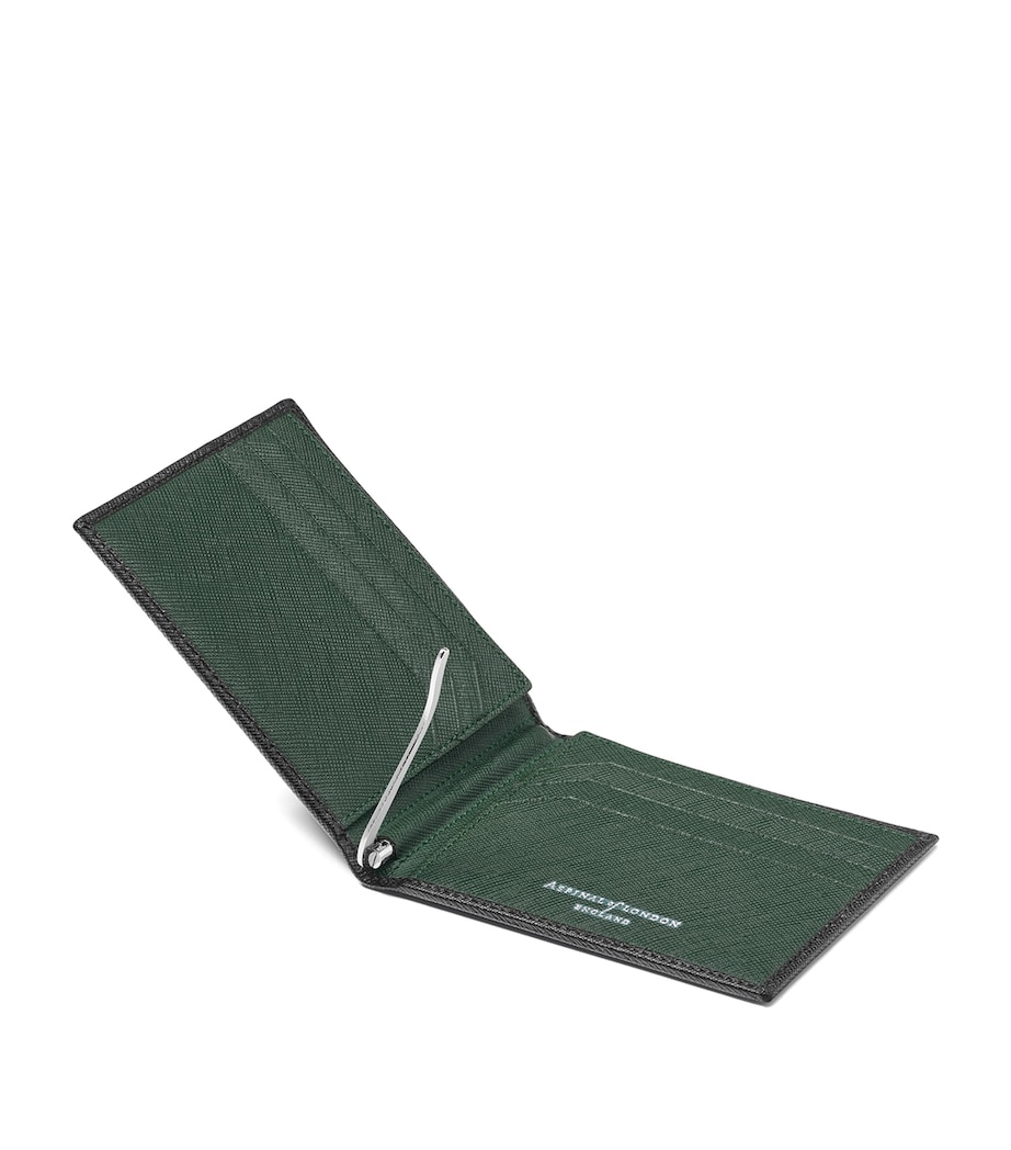 Leather Bi-Fold Wallet BLACK Image 5