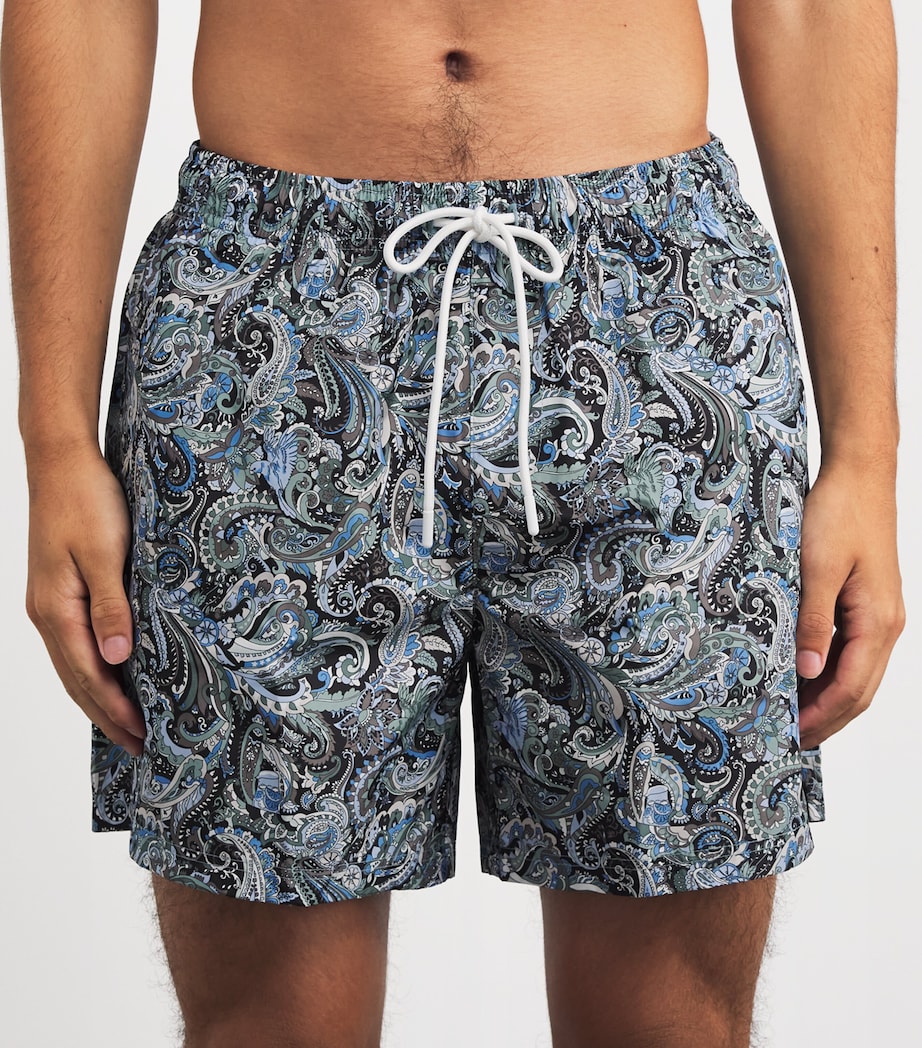 Paisley Swim Shorts 27 DARK BLUE Image 2