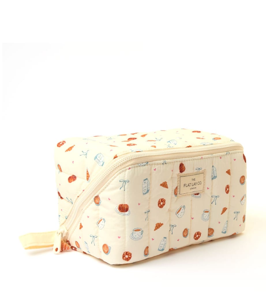 Printed Flat Lay Make-Up Bag PATISSERIE Image 2