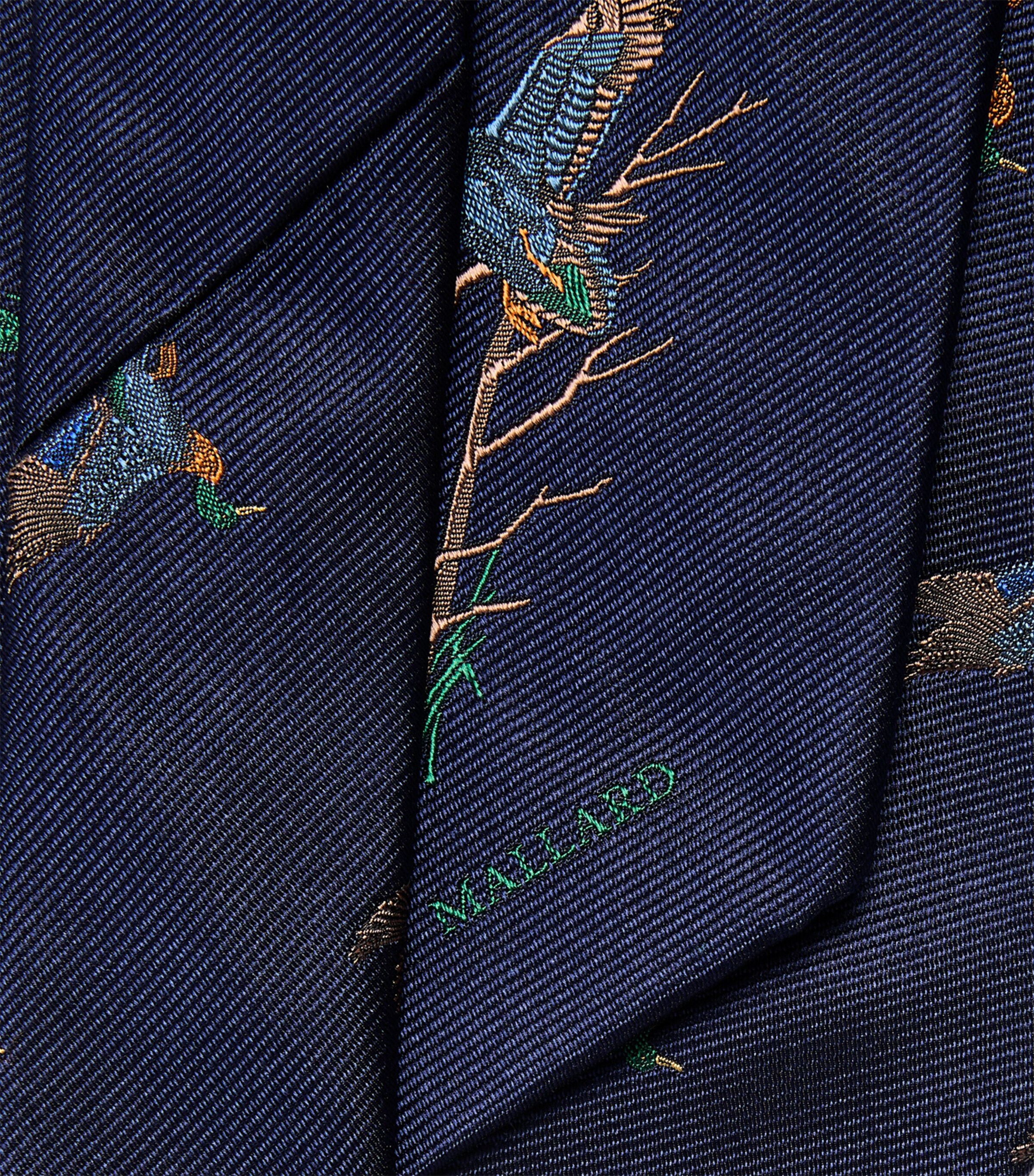 Polo Ralph Lauren Silk Mallard Tie Navy Image 4