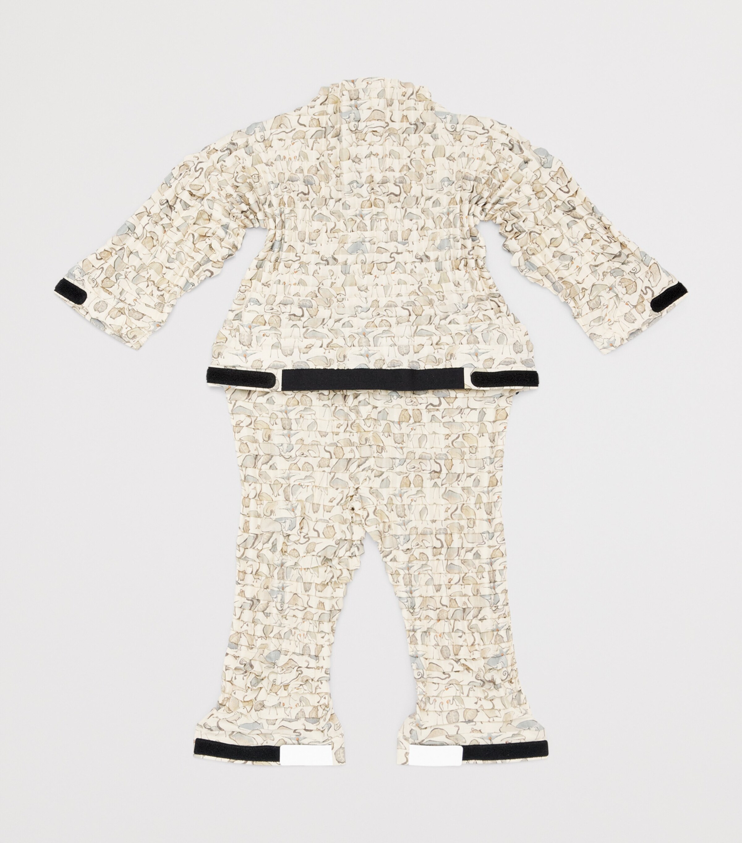 Petit Pli Patterned Versatile Trousers (9 Months-4 Years) V&a Collab Hokusai Image 3