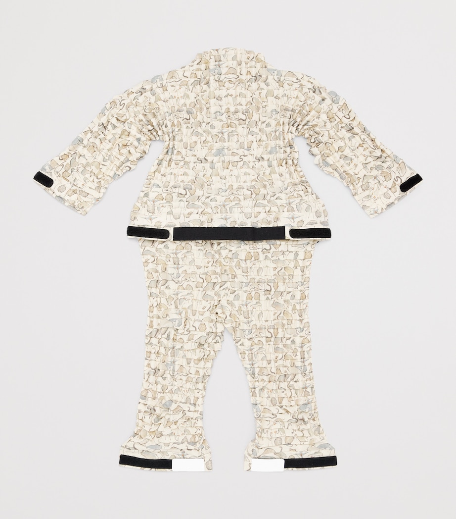 Petit Pli Patterned Versatile Trousers (9 Months-4 Years) V&a Collab Hokusai Image 3