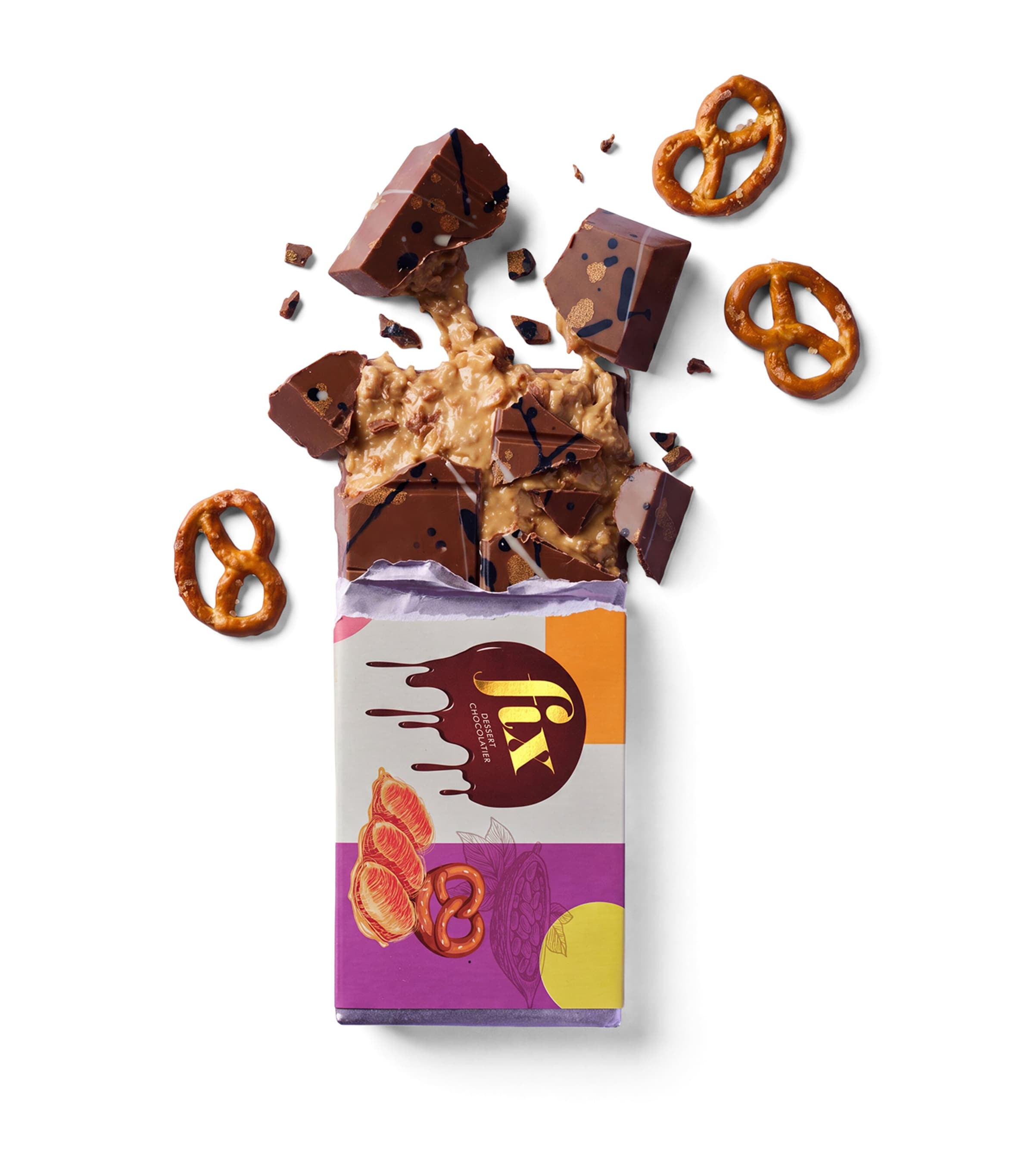 fix チョコレートバー プレッツェル入り 食品 fix チョコレートバー プレッツェル入り