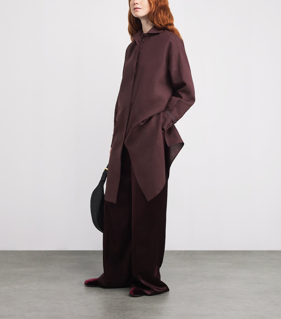 Linen Longline Shirt MOSTO Image 2