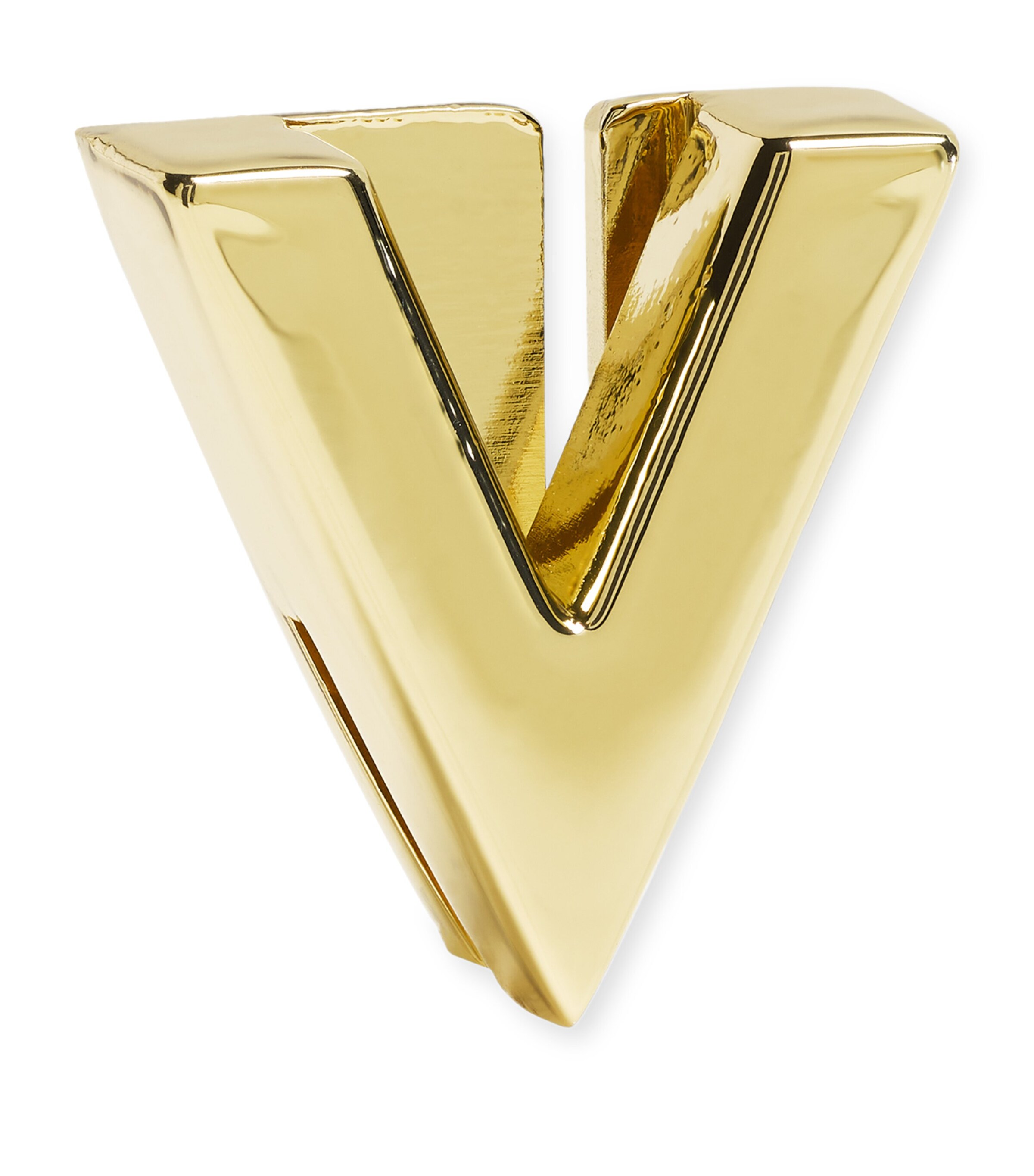 Gold-Plated V Notebook Charm GOLD Image 3