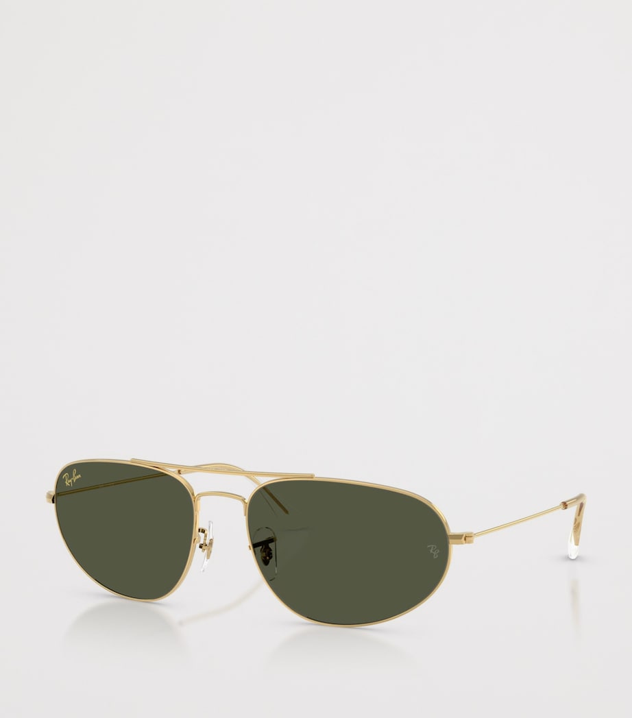 Ray-Ban Explorer IV Irregular Sunglasses Gold Image 2