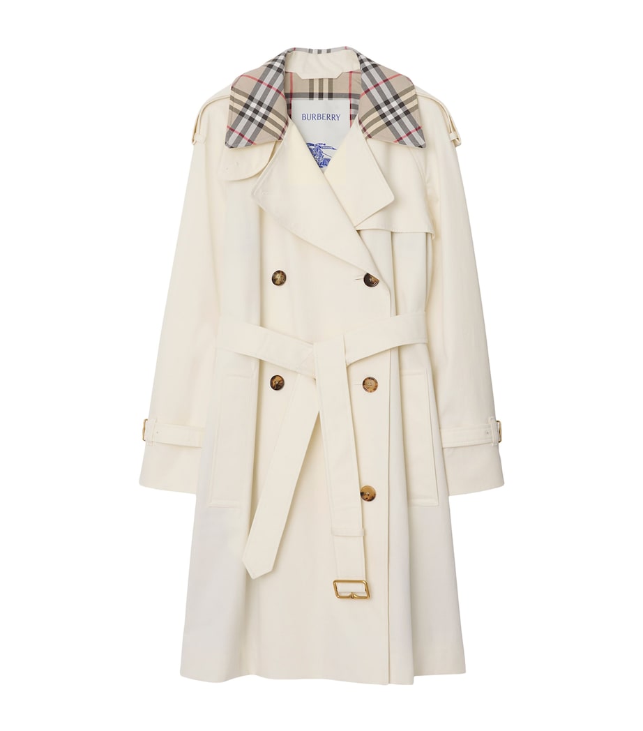 Mid-Length Castleford Trench Coat COTTON Image 1