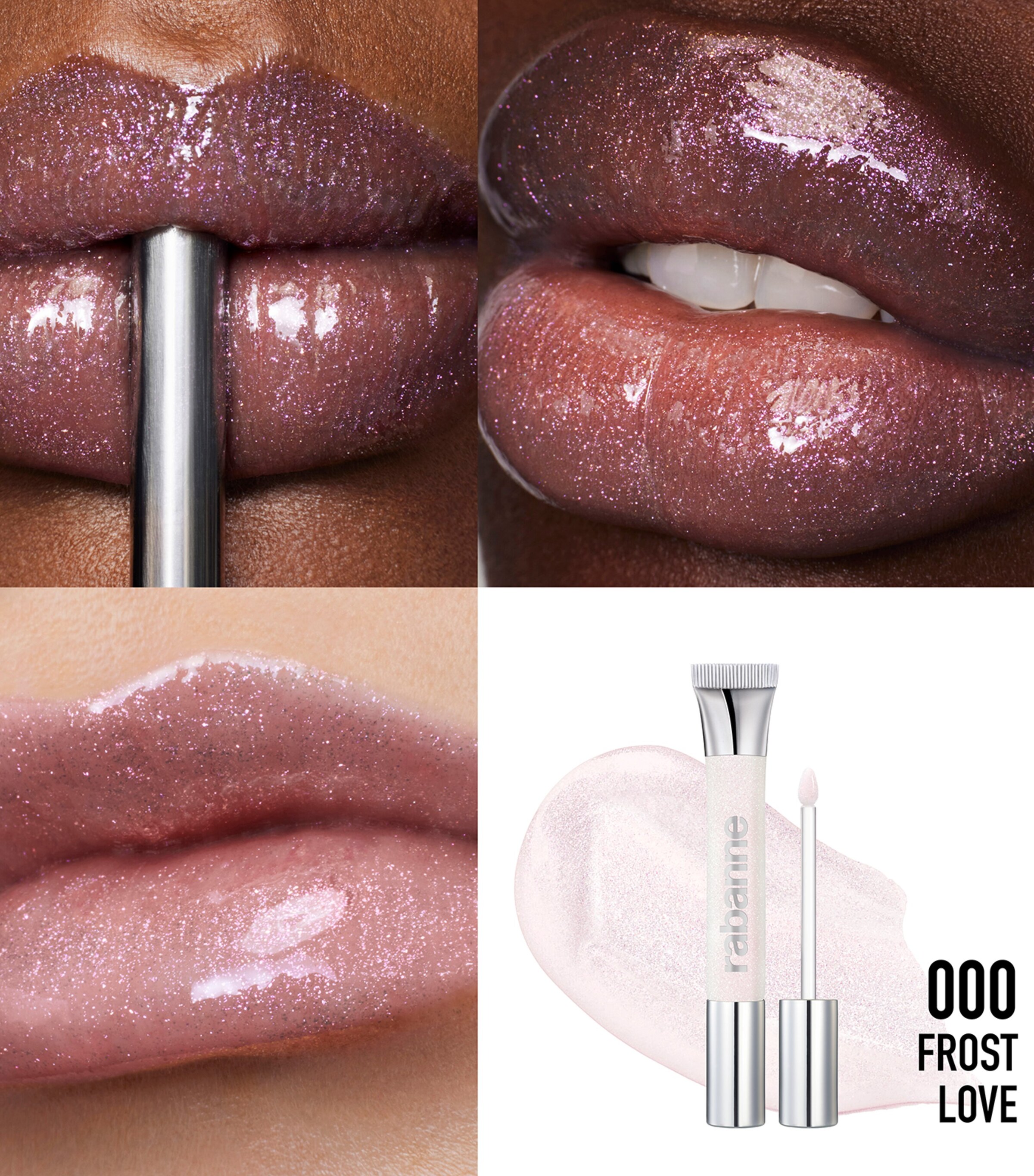 Rabanne Glowies Lip Gloss Frost Love Image 3