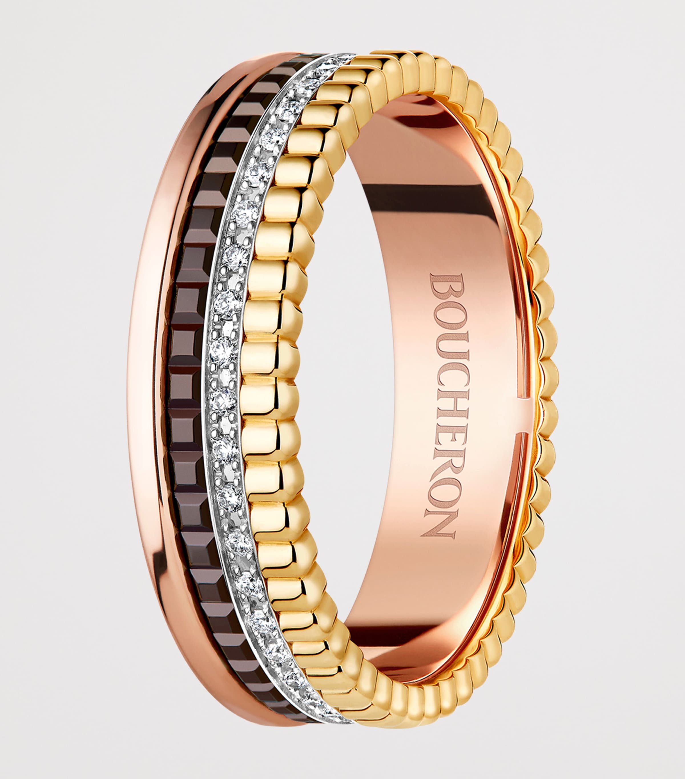 Boucheron Extra Small Mixed Gold Quatre Classique Ring Yellow Gold Image 2