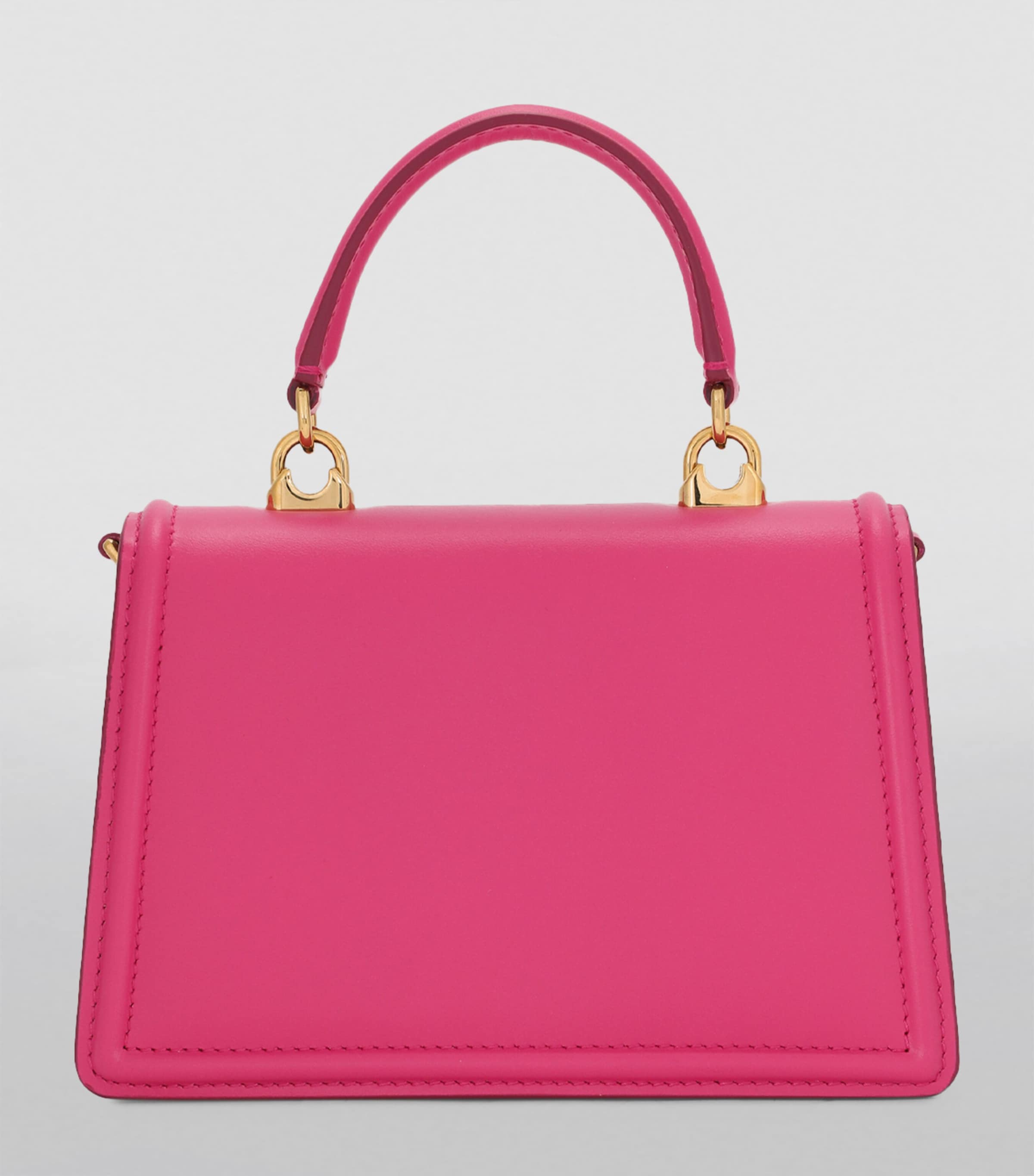 Leather Devotion Shoulder Bag 8H412-SHOCKING PINK Image 3