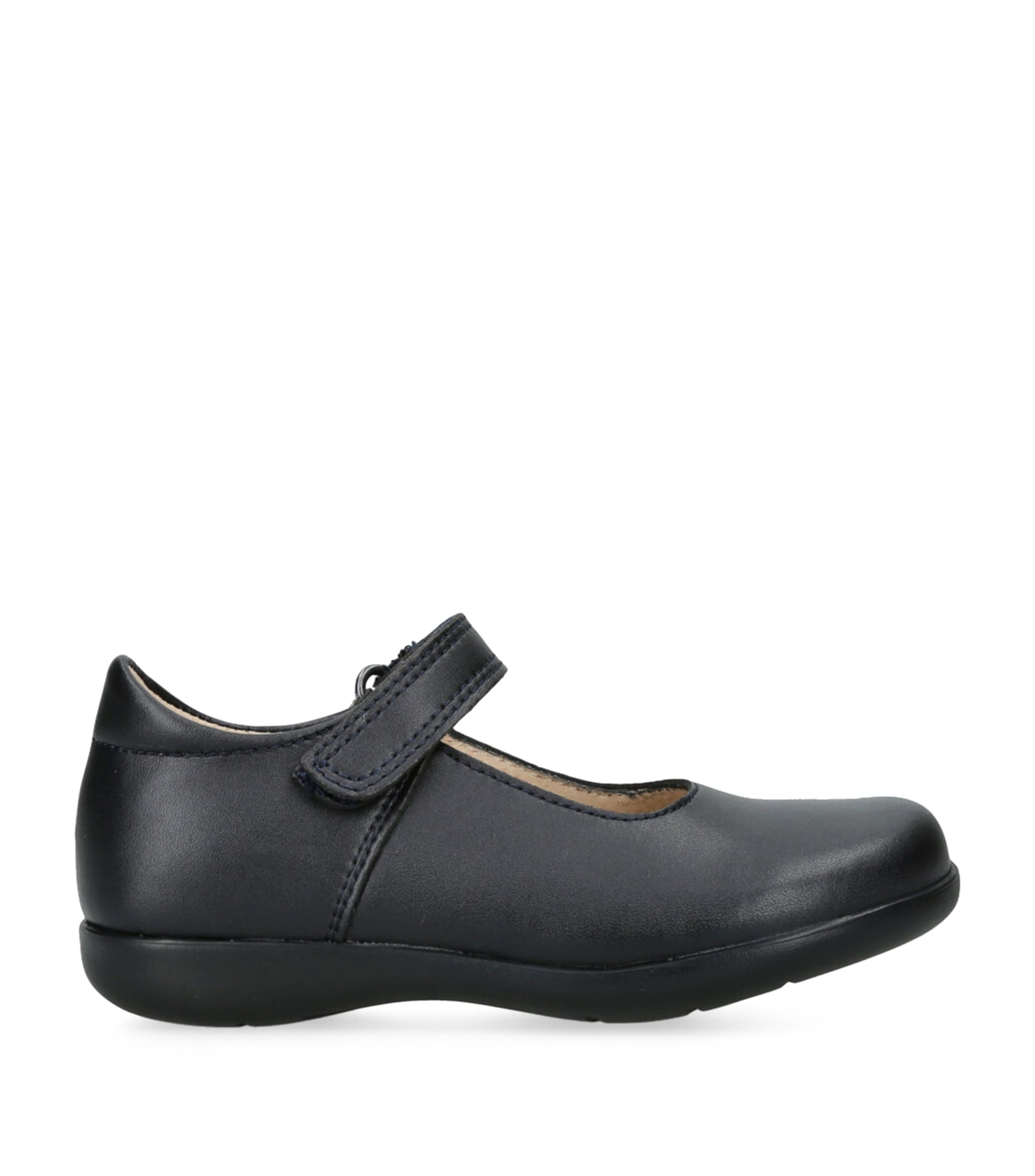 Leather Emily School Shoes NAVY Image 1
