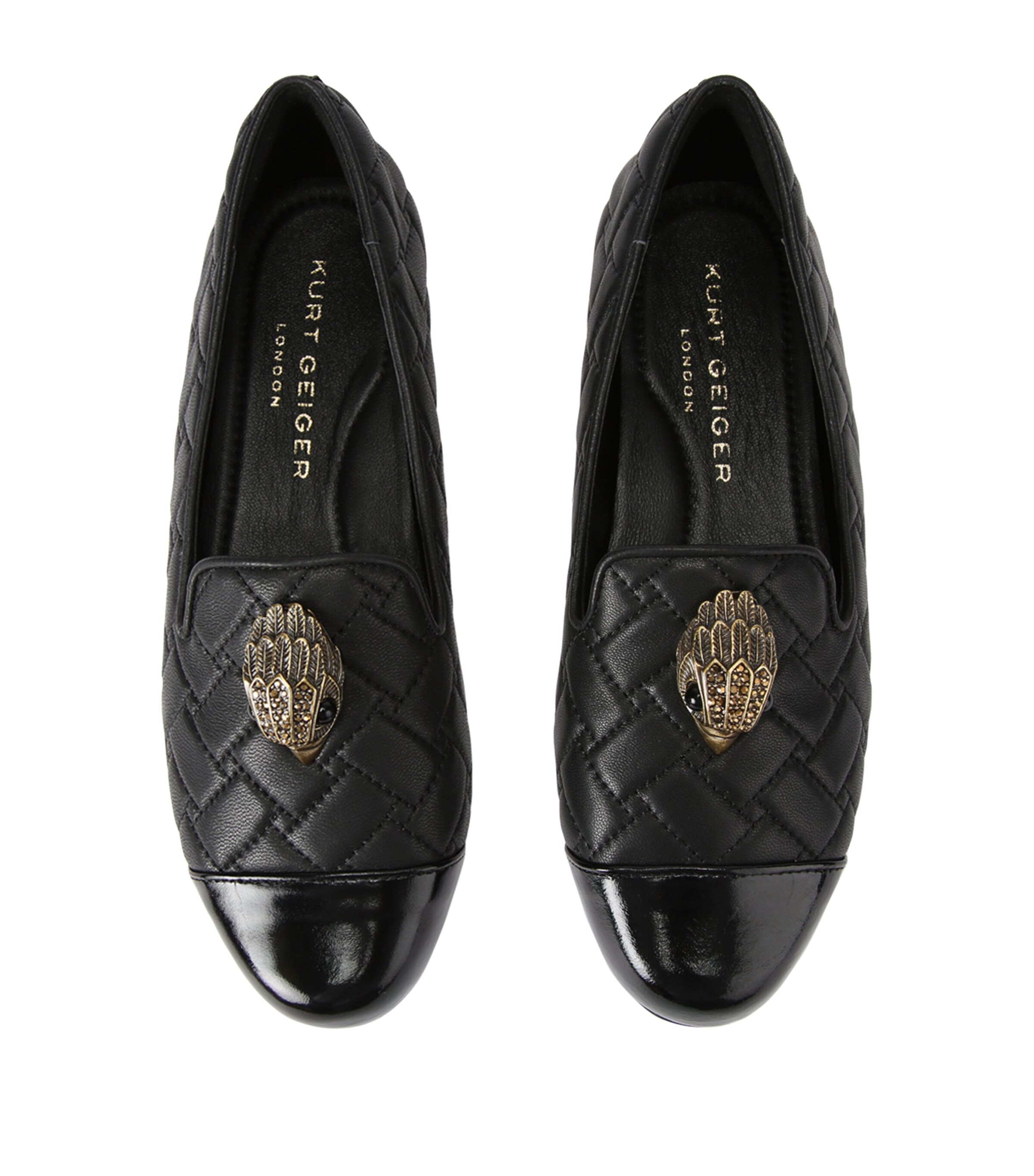 Kurt Geiger London Ballerina Eagle Loafers Black Image 4