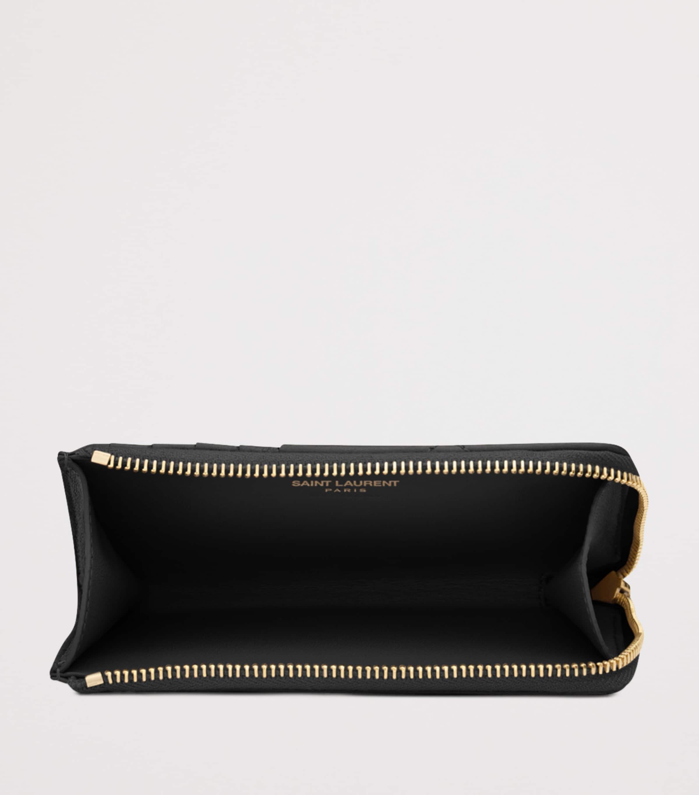 Matelassé Zip-Up Card Holder 1000 Image 4