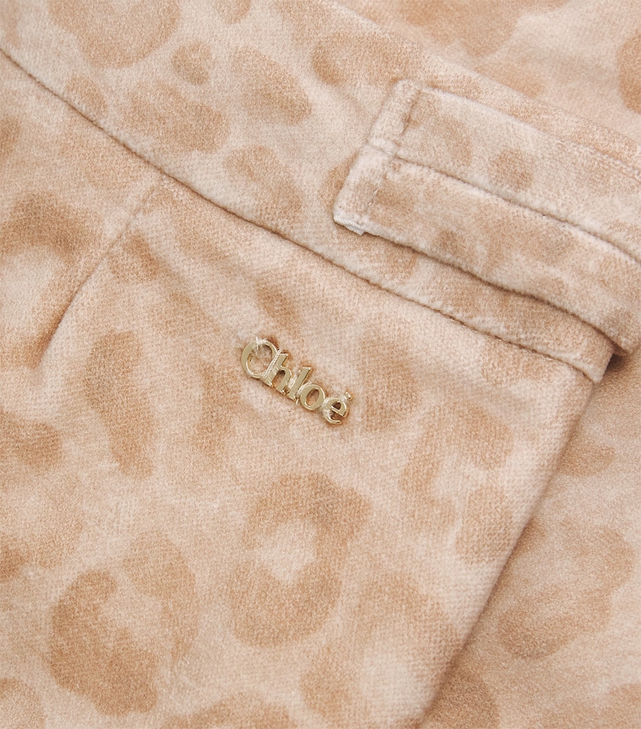 Cotton Cheetah Print Skirt (14 Years) STONE Image 4