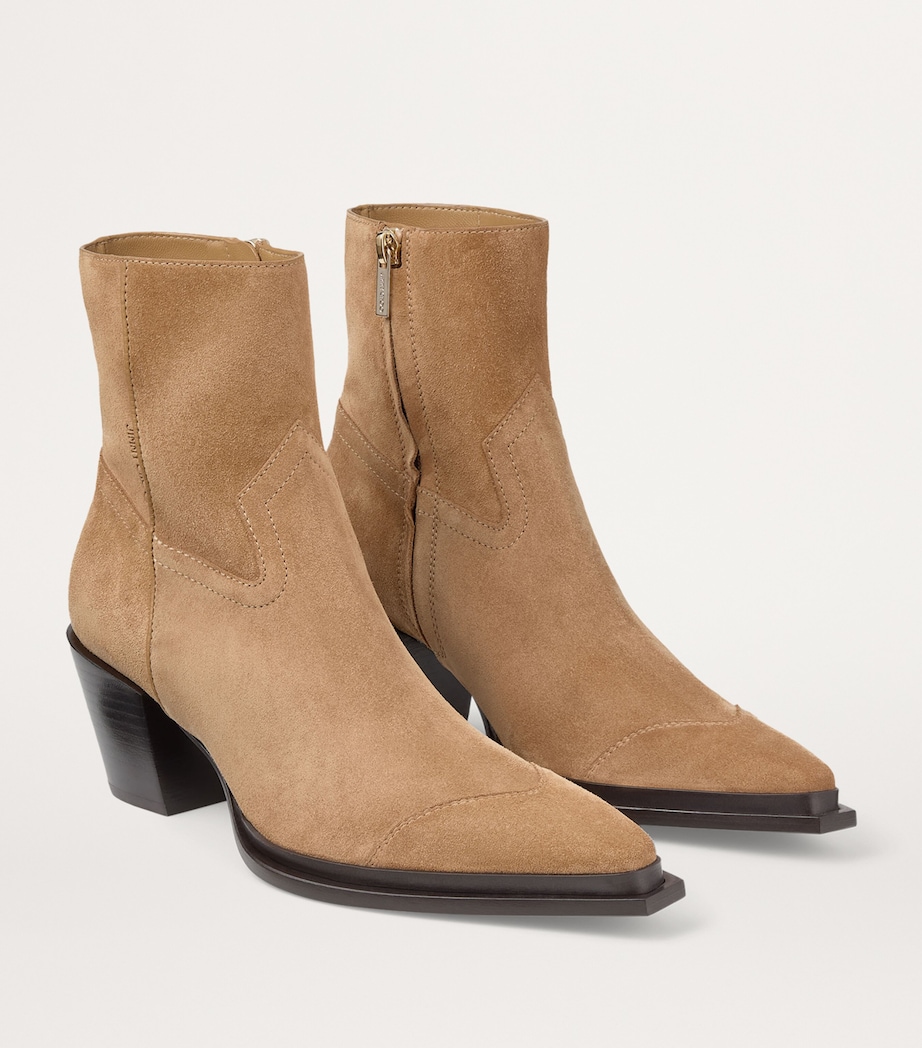 Cece 60 Suede Ankle Boots RATTAN Image 3