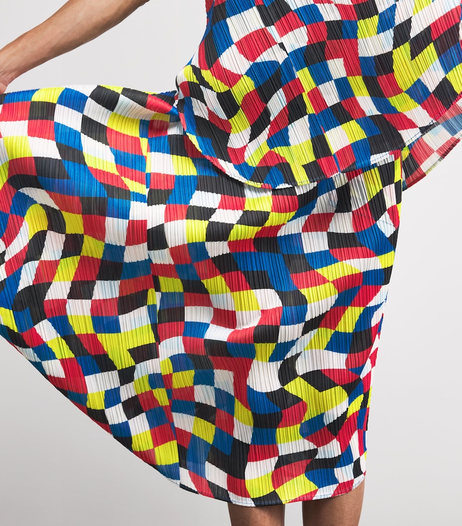 Dancing Square Midi Skirt MULTI Image 6