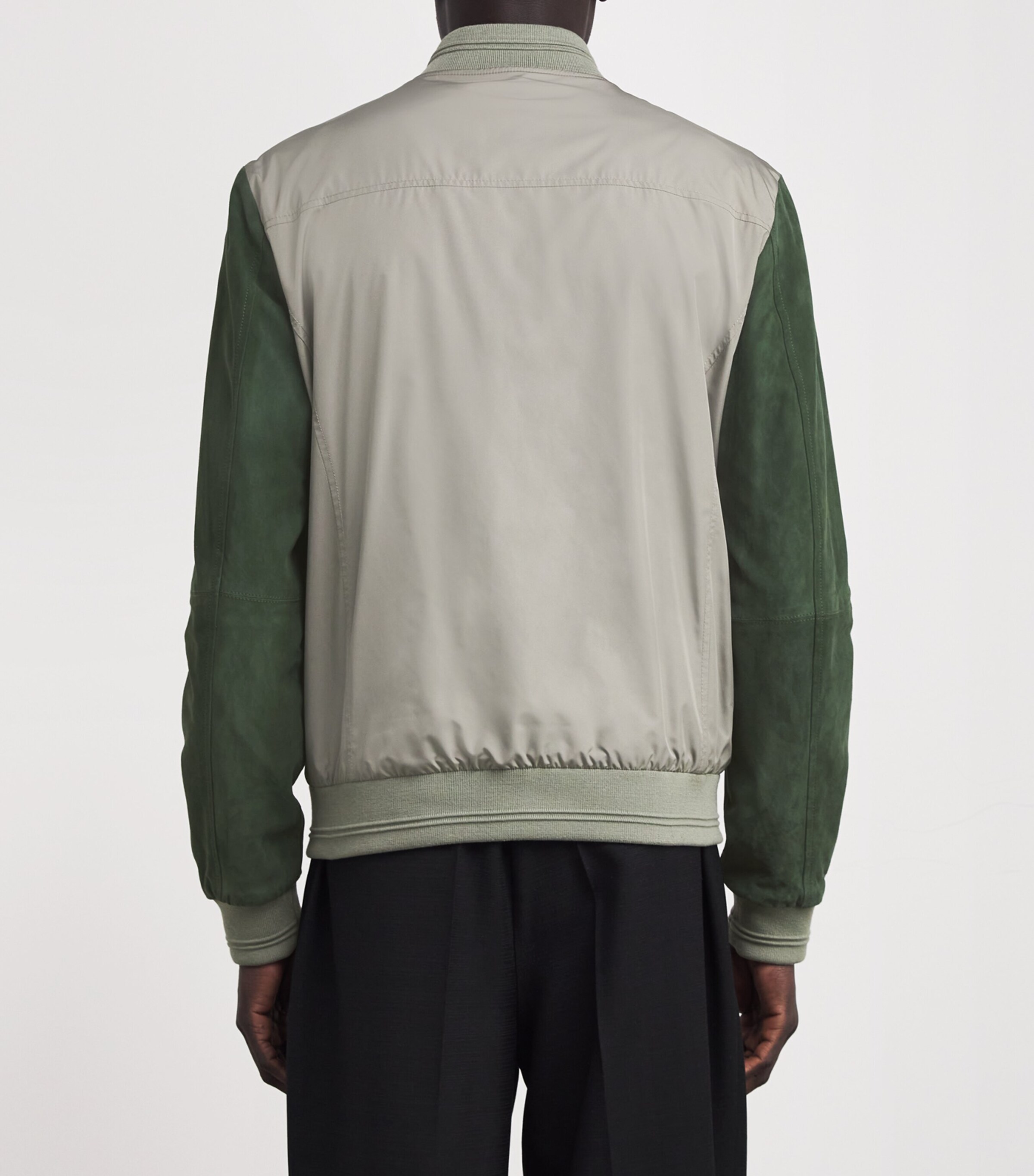 Technical Bomber Jacket 60VERDE CHIARO Image 4