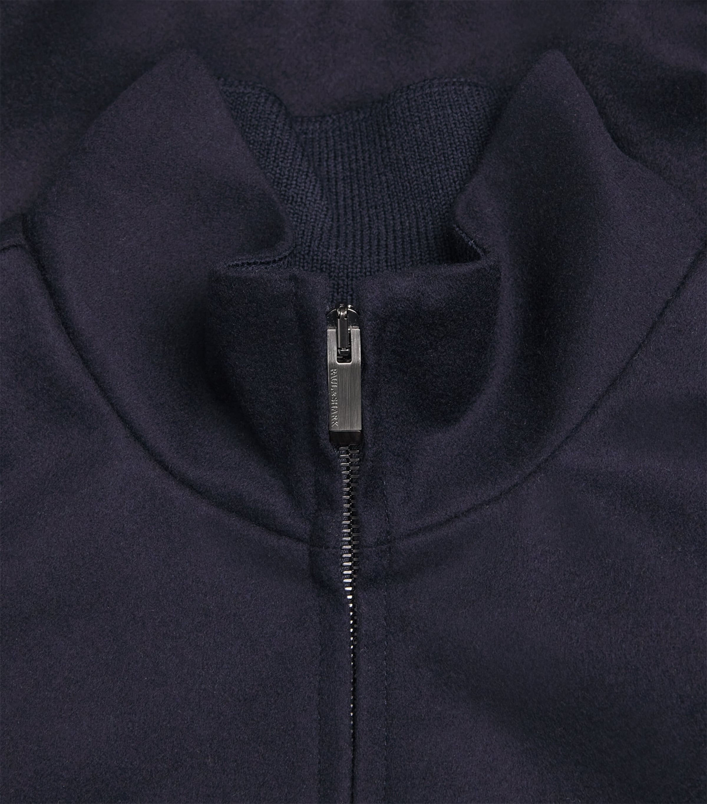 Paul & Shark Mens Virgin Wool-Cashmere Hybrid Jacket Blue Blue Image 6