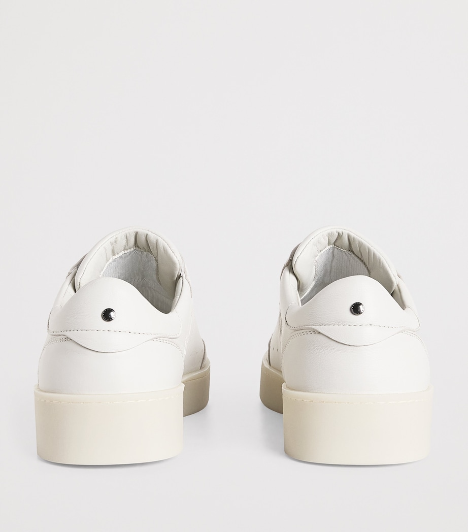 Leather Derby Sneakers 15-WHITE Image 4