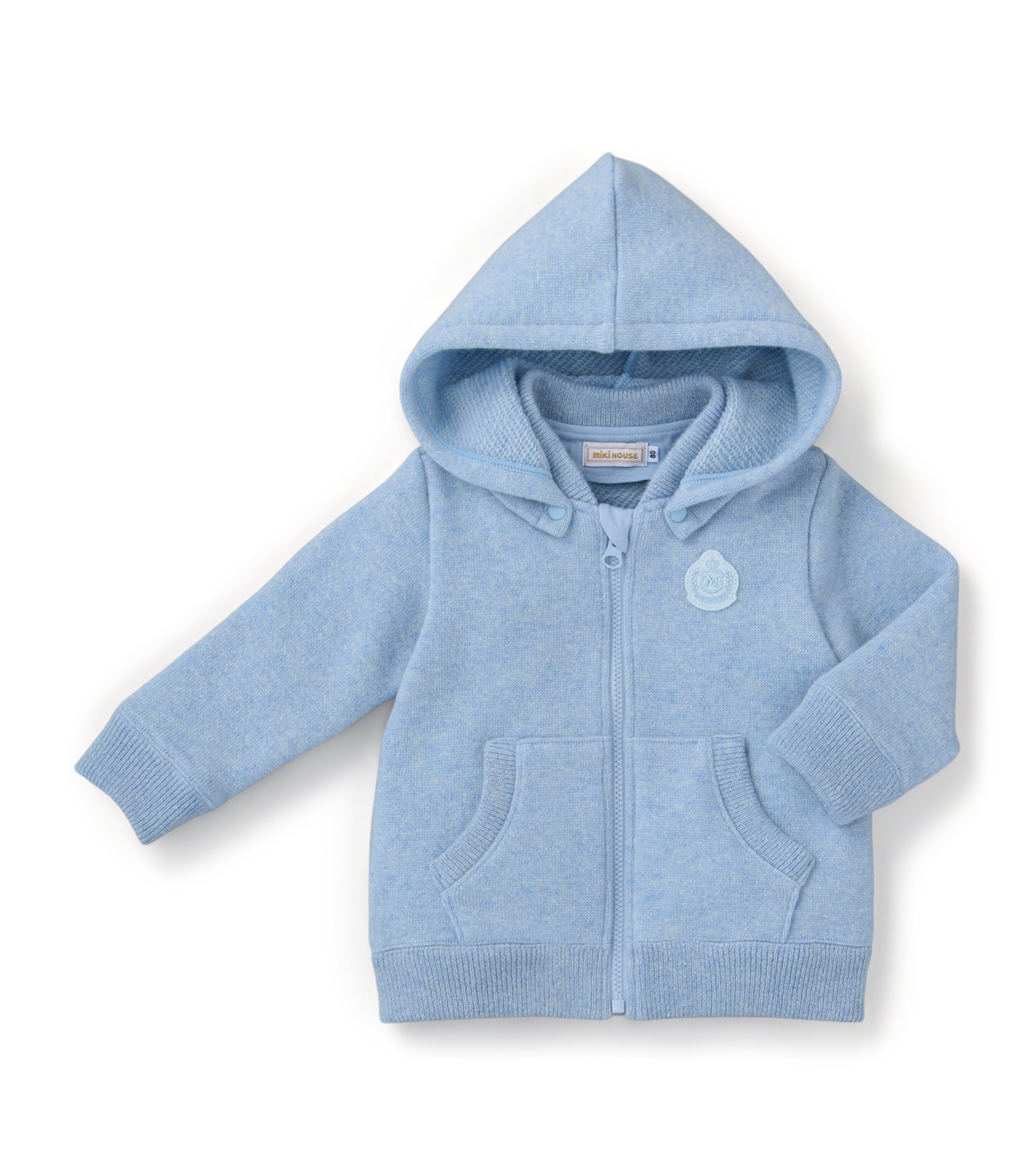Hooded Cashmere Jacket (2-7 Years) 68 Image 1