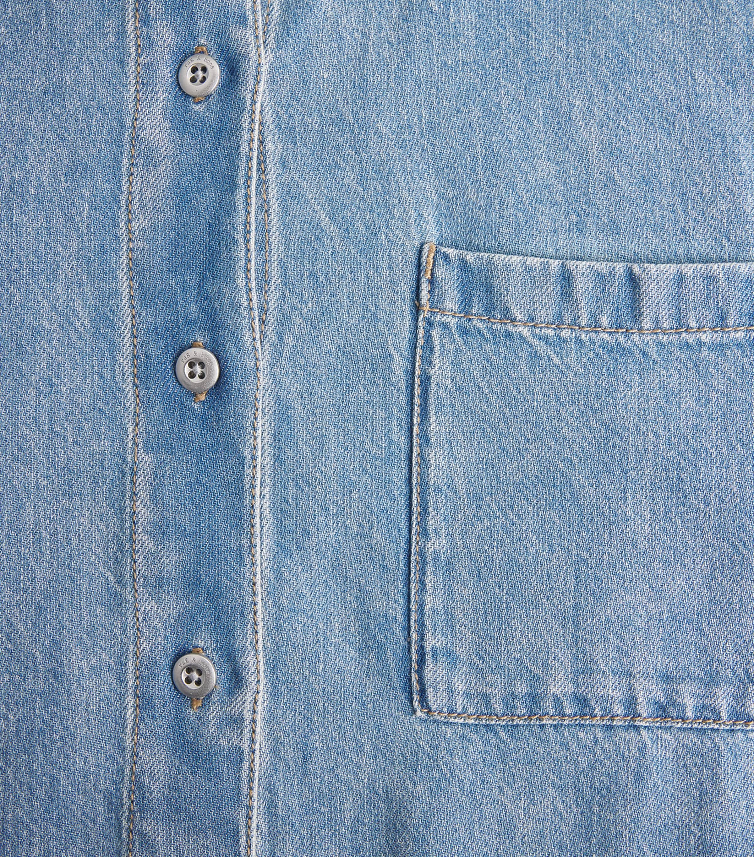 Rag & Bone Womens Connie Denim Shirt Everglade Image 6