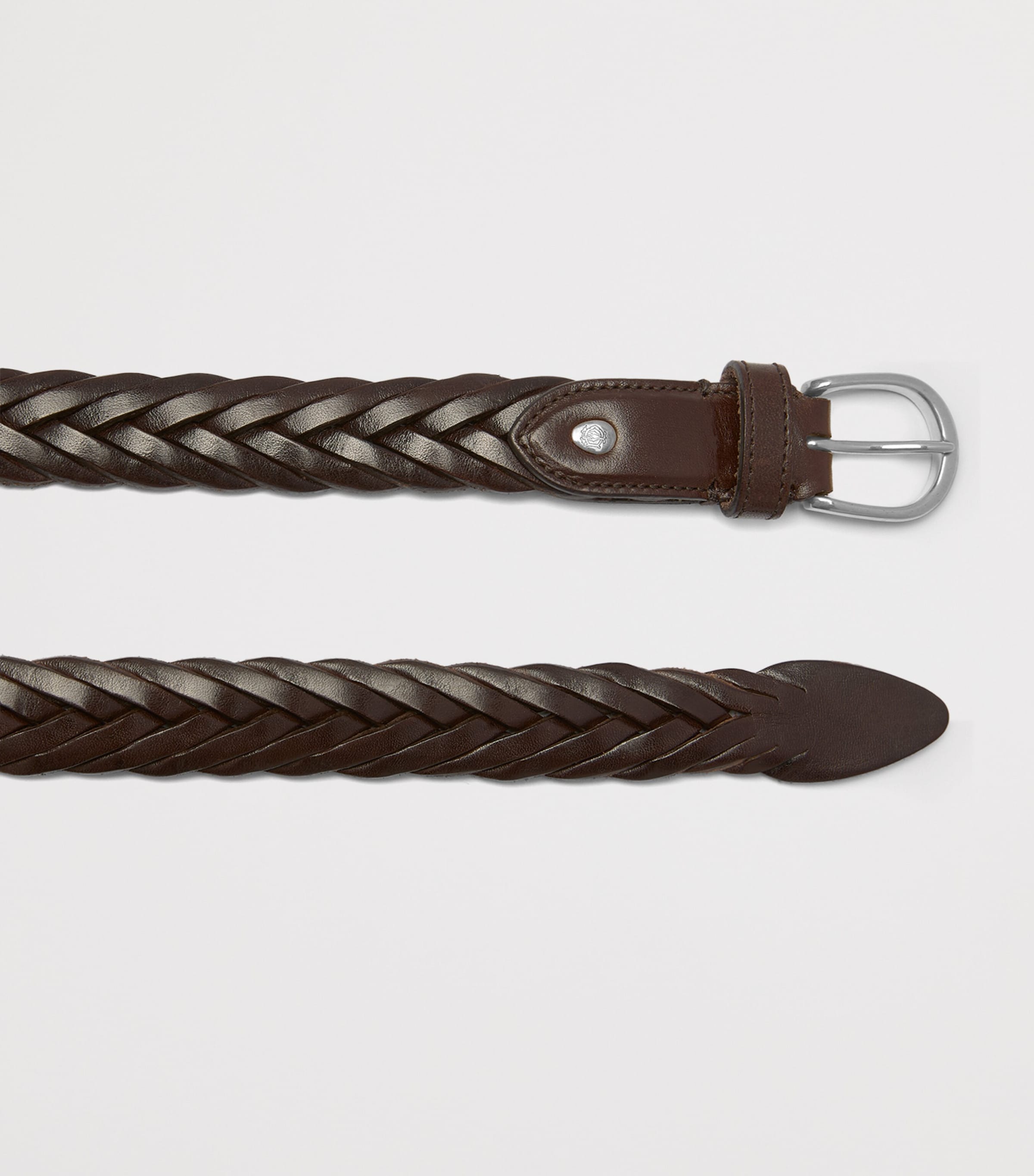 Dunhill Leather Woven Belt Image 3