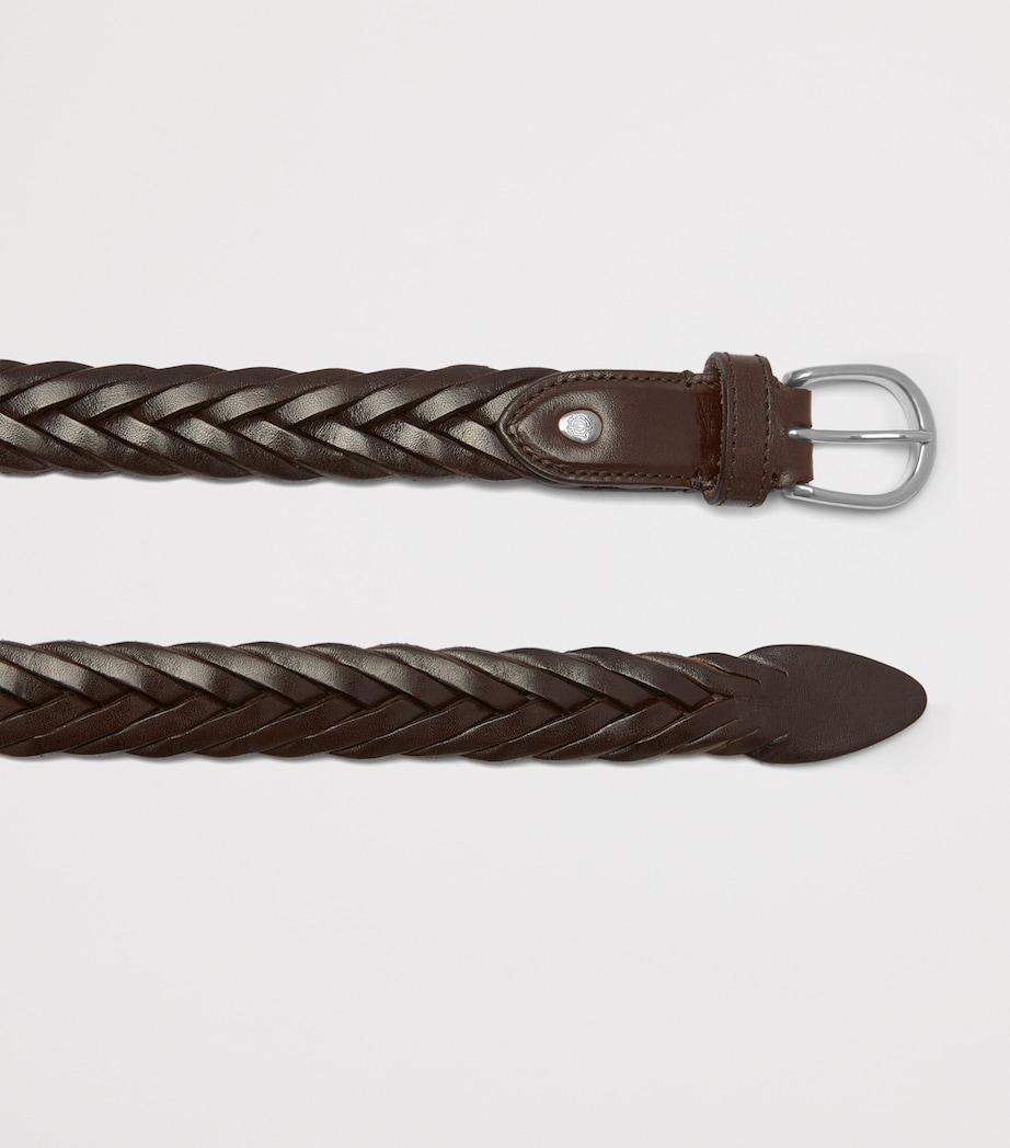 Dunhill Leather Woven Belt Image 3