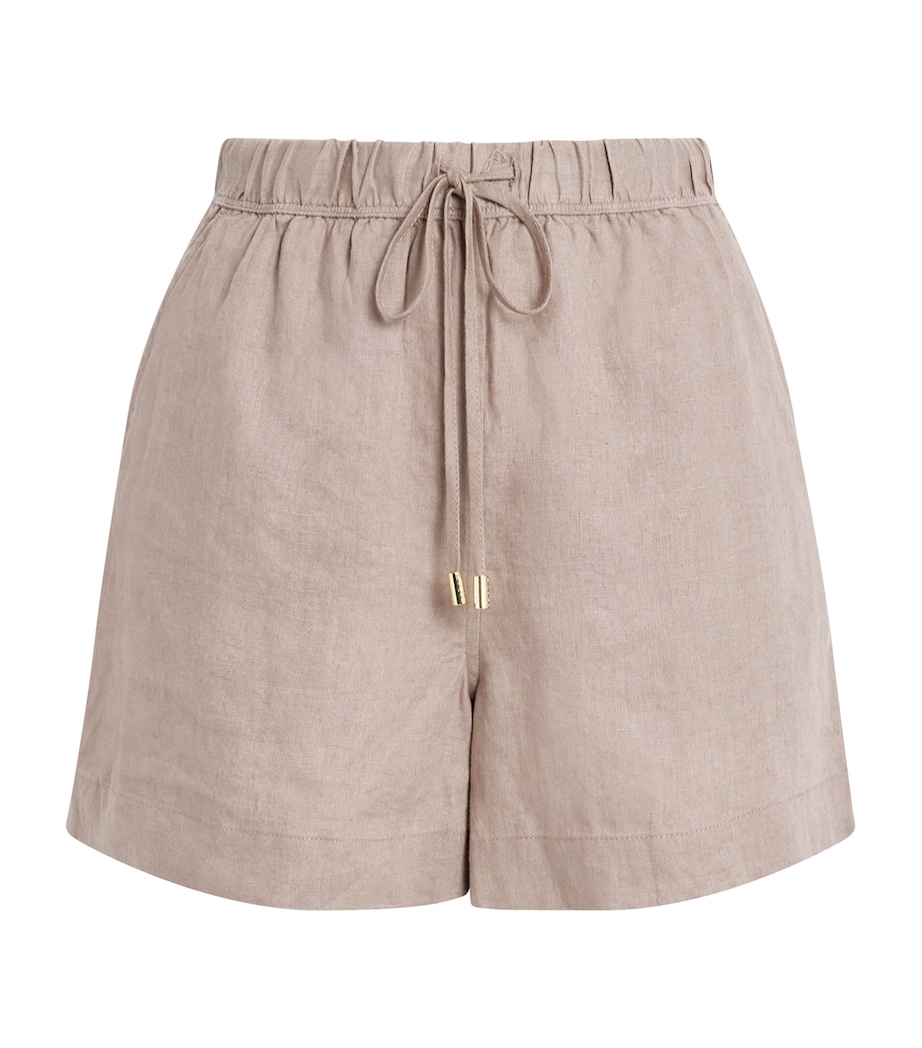 Linen Drawstring Zakynthos Shorts TAU-TAU/LINEN Image 1