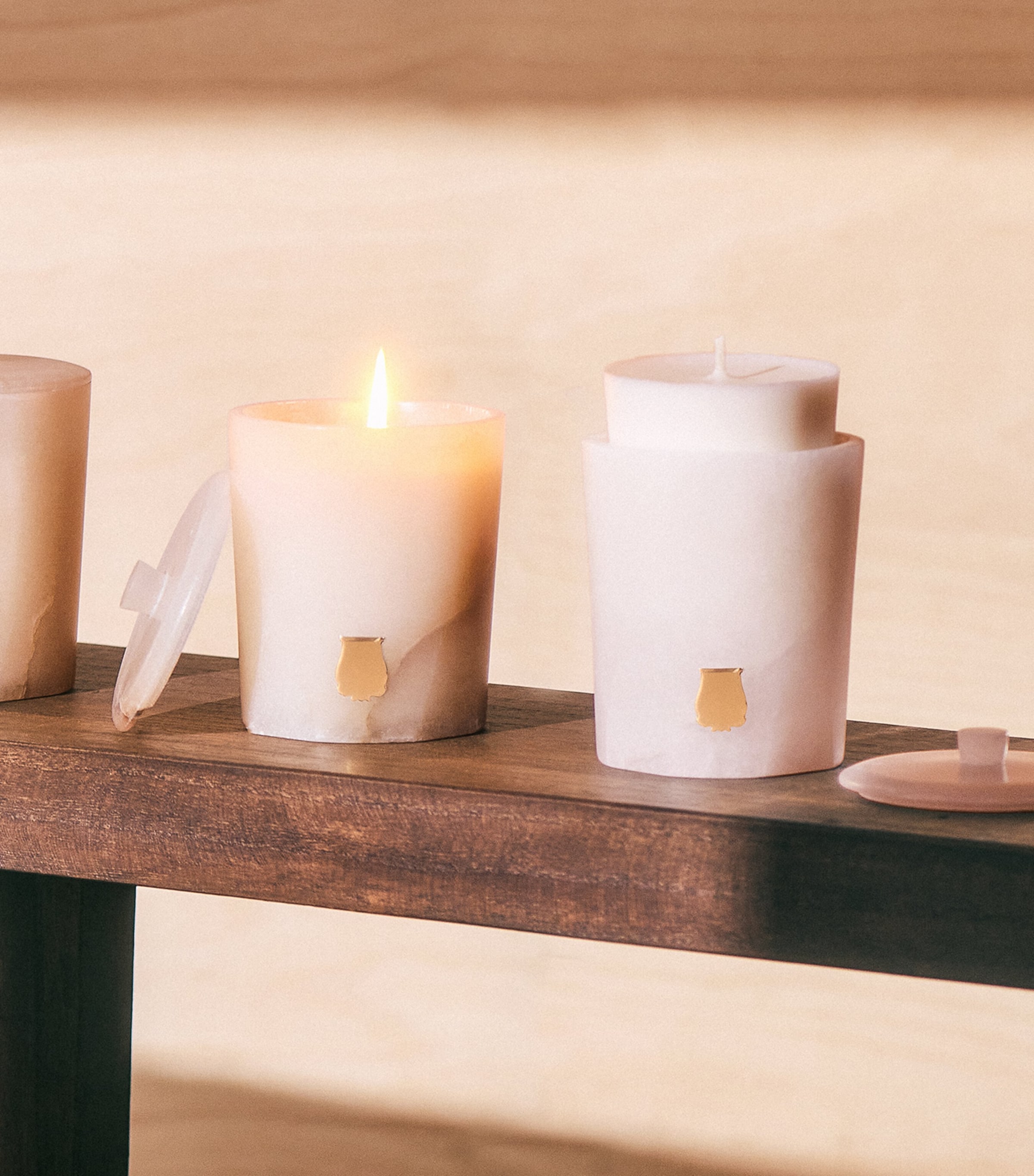 Trudon Alabaster Cyrnos Scented Candle (270g) - Refill White Image 5