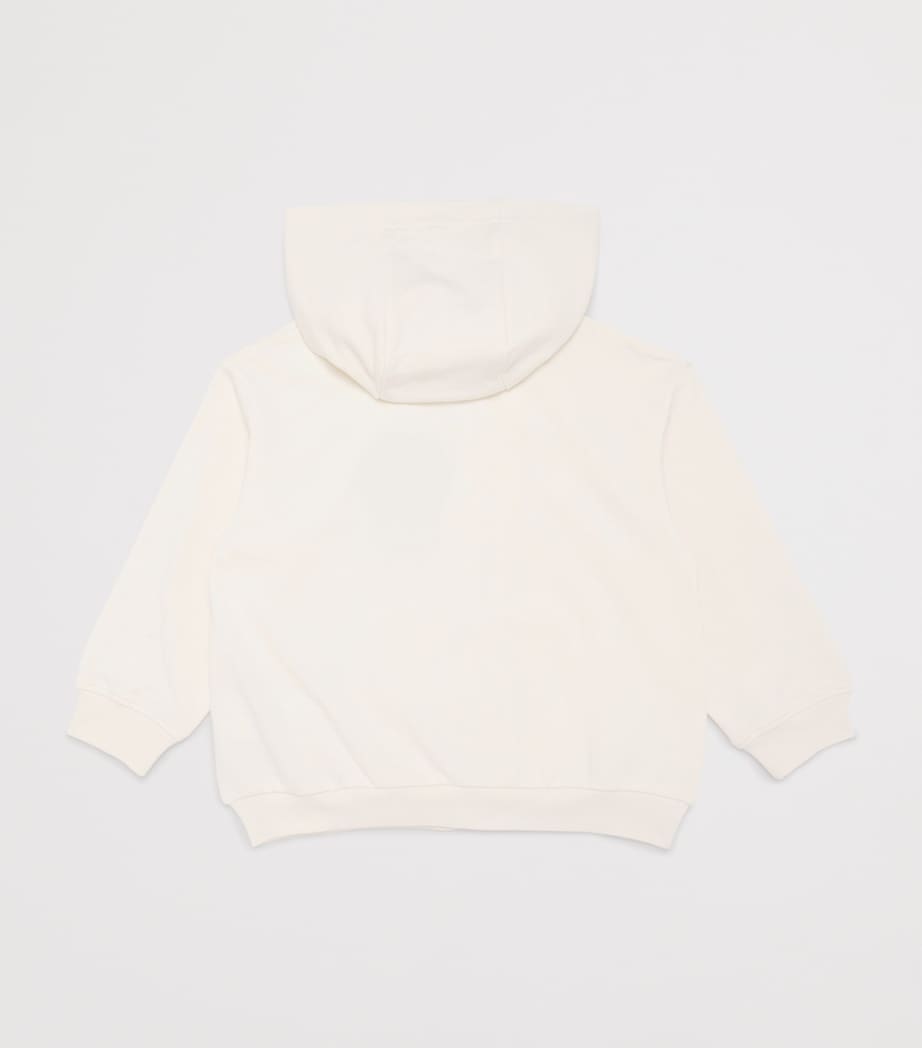 Stella McCartney Kids Organic Cotton Logo Hoodie (3-14 Years) Colour Image 2