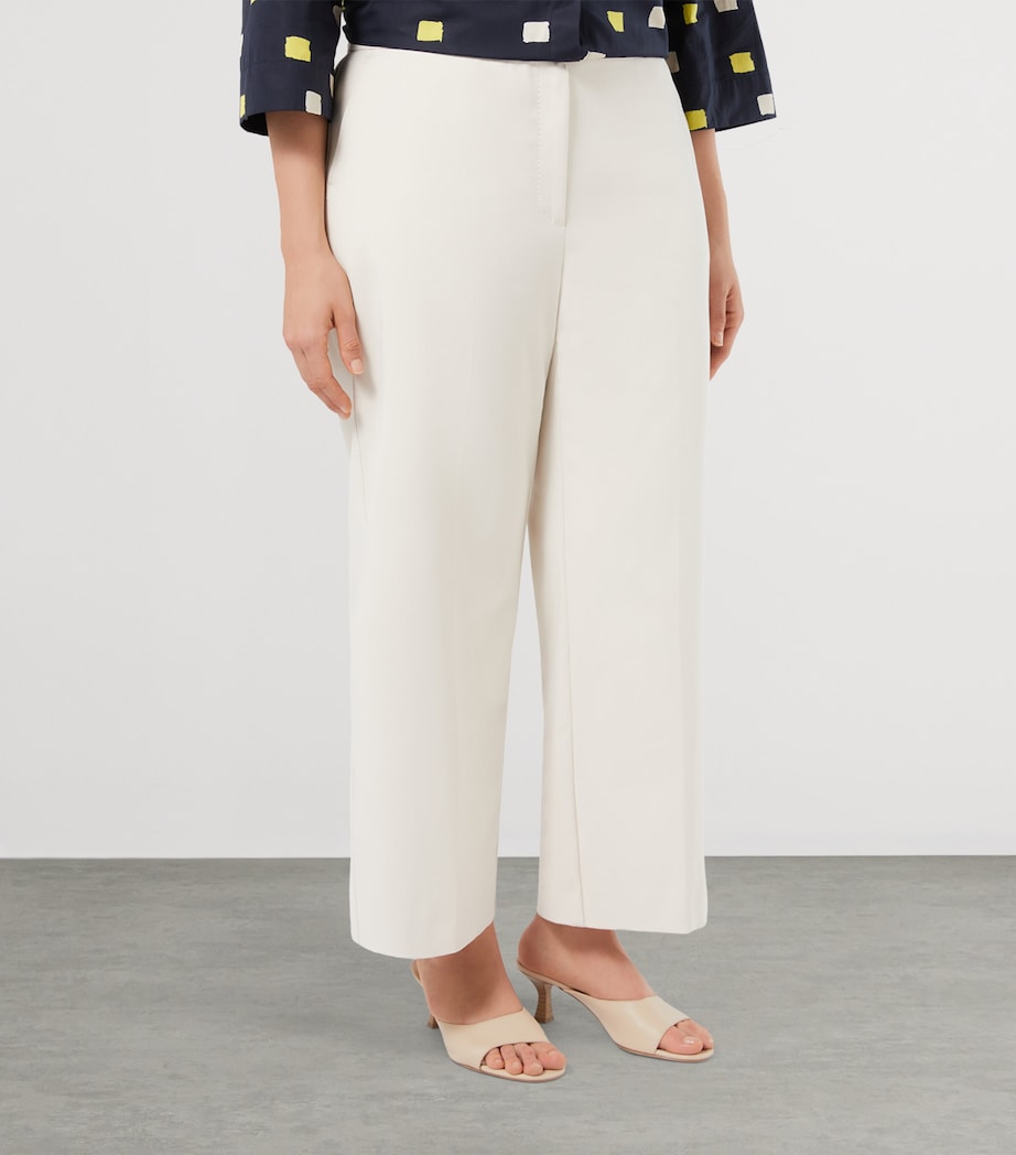 x Maccapani Cotton-Blend Tiglio Tailored Trousers SAND Image 2