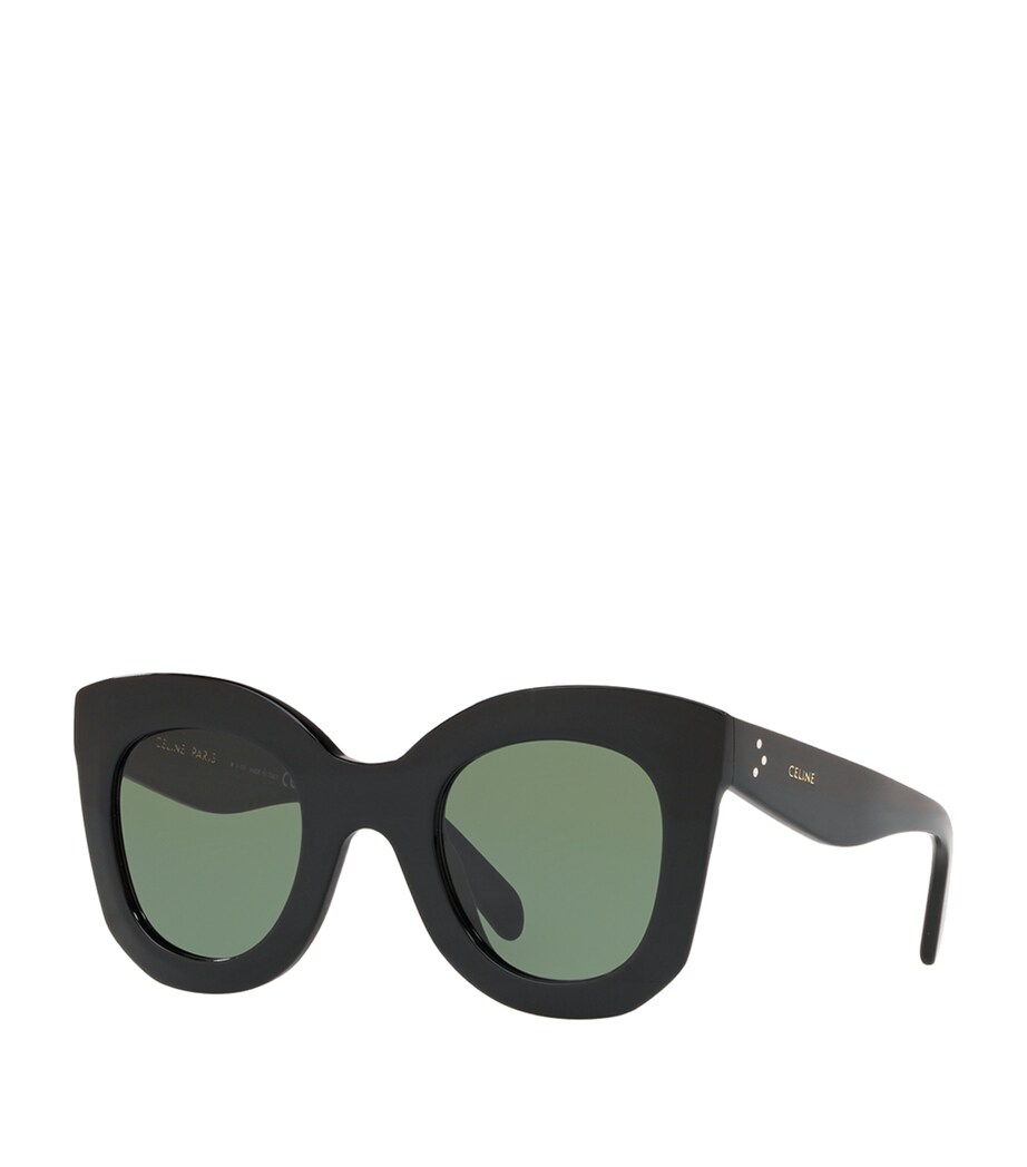 Celine Rectangular Sunglasses Black Image 2