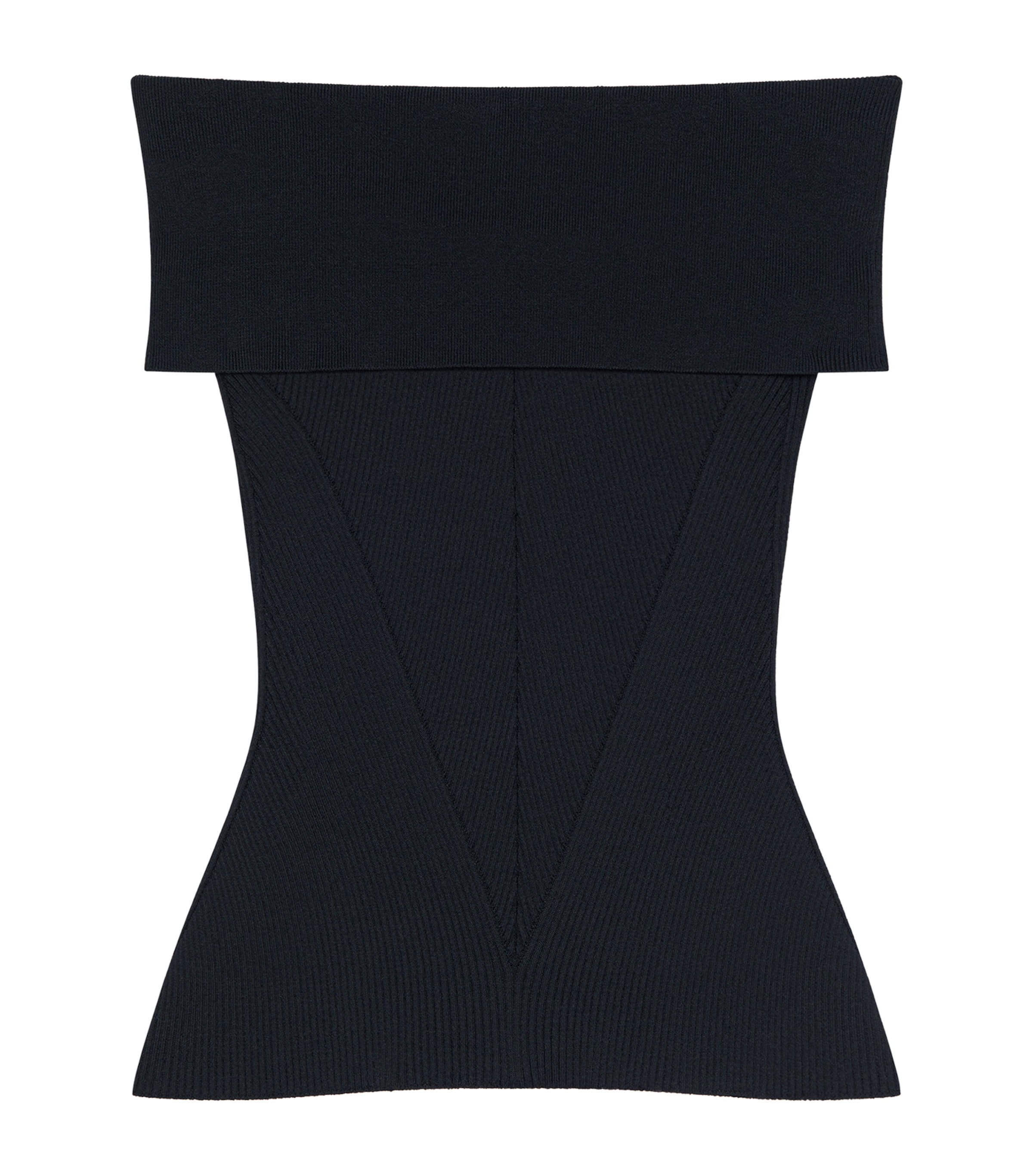 Off-The-Shoulder Top BLACK Image 1