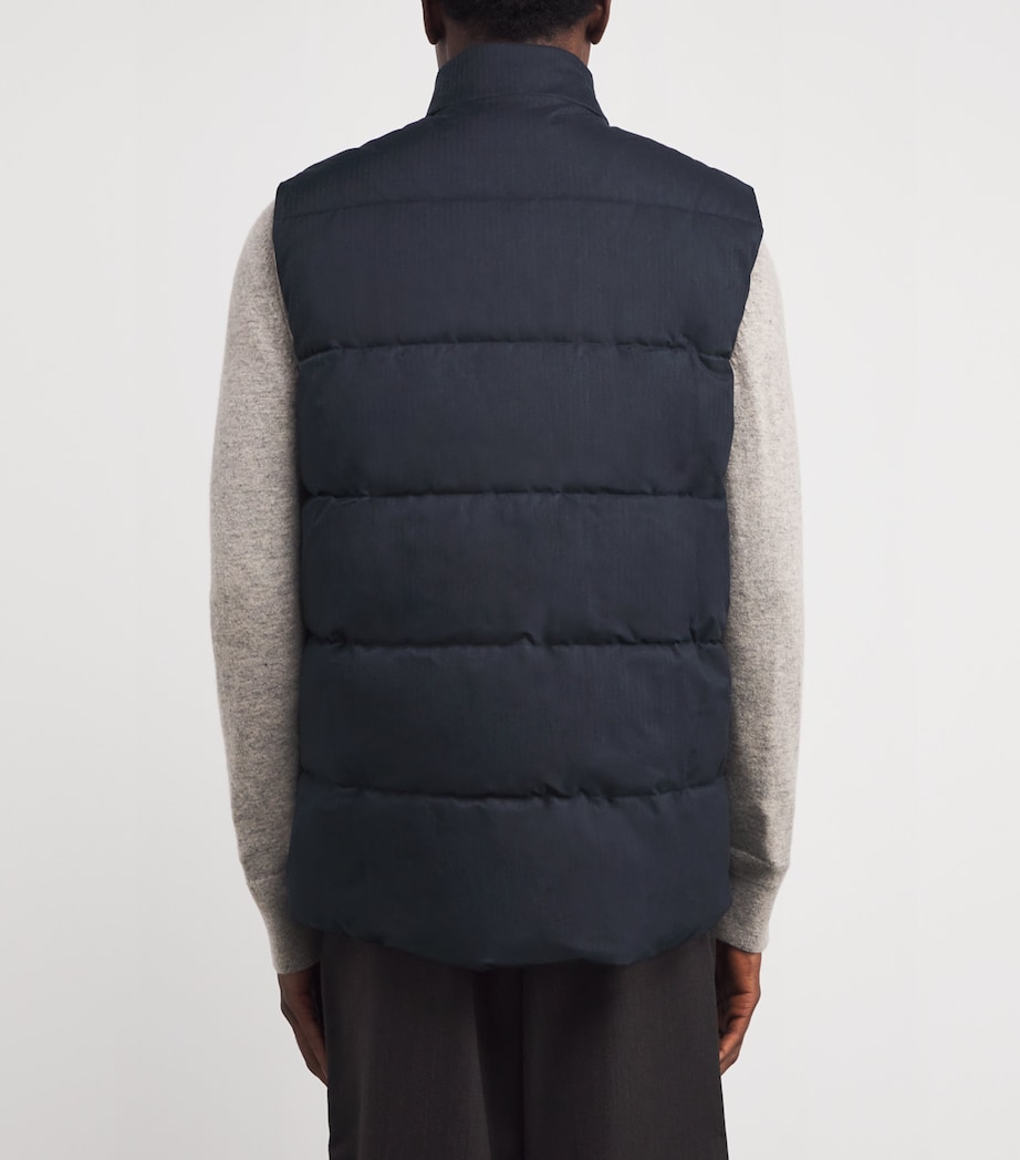 Brampton Puffer Gilet DK NAVY/MIDNIGHT OAK Image 4