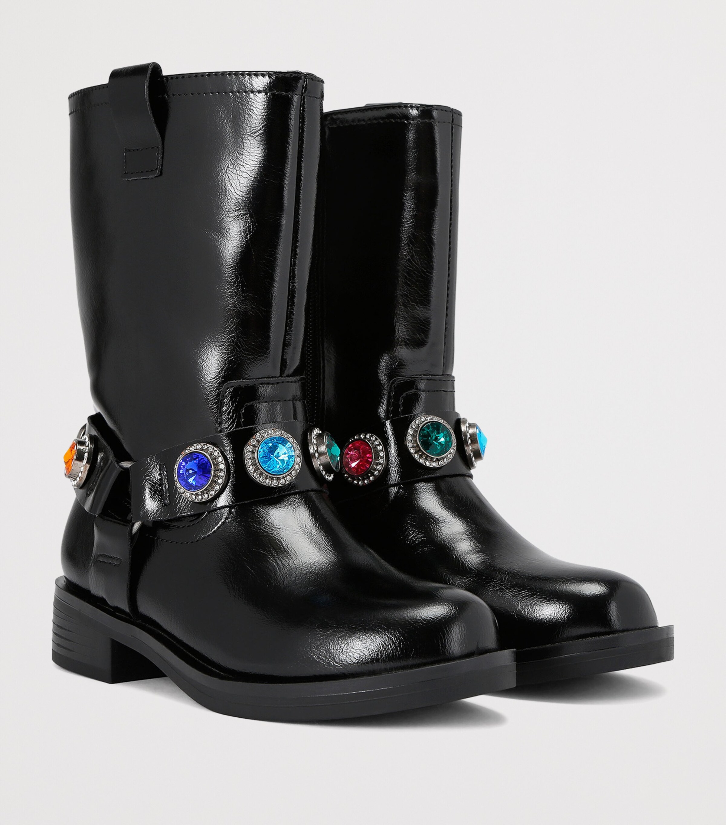 Kurt Geiger London Leather Mini Octavia Boots Mult/other Image 3