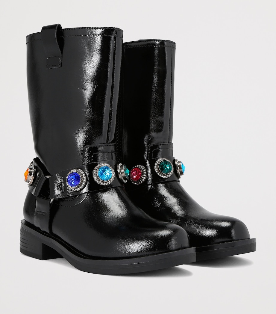 Leather Mini Octavia Boots MULT/OTHER Image 3