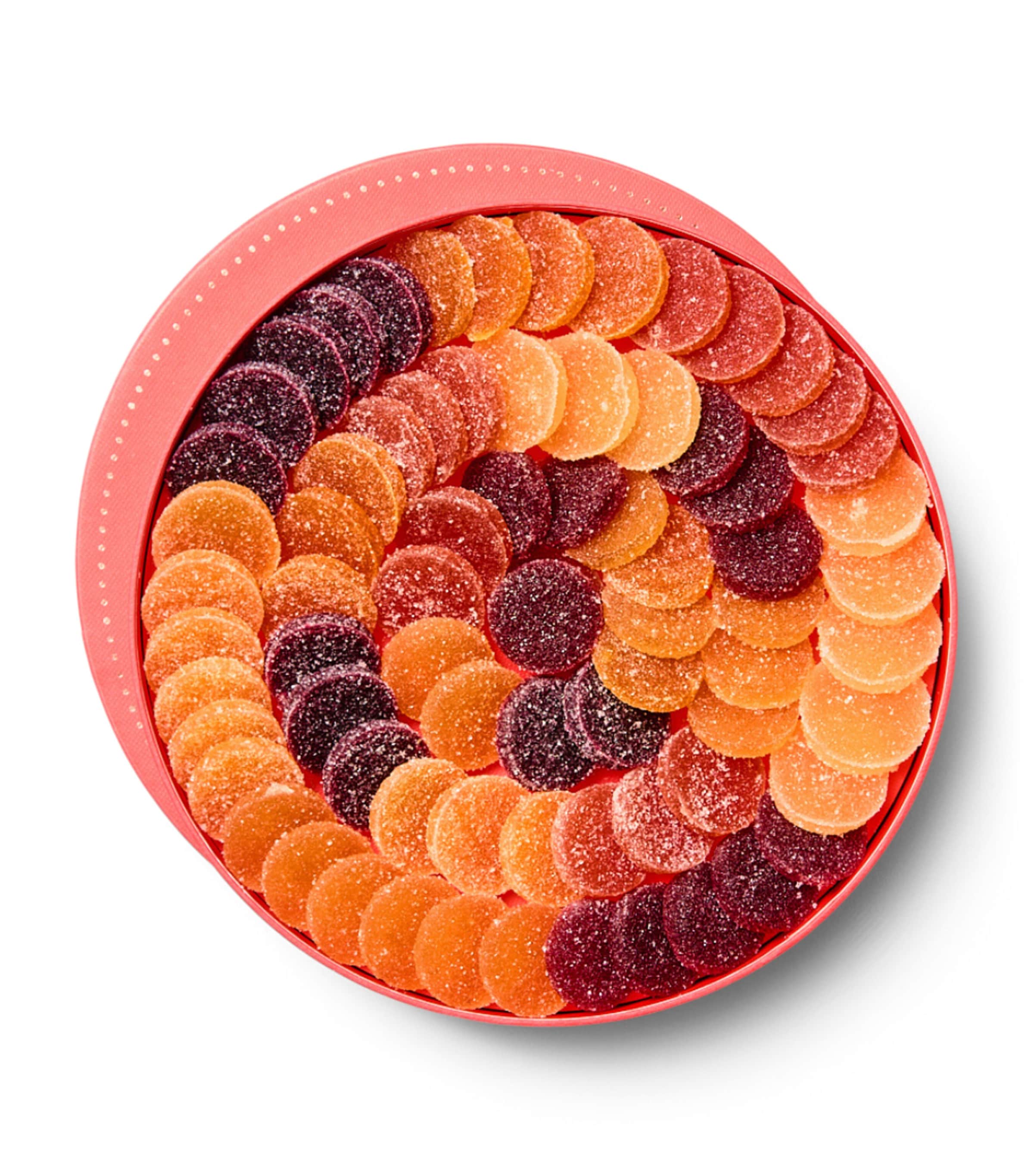 Louis Fouquet 62-Piece Fruit Jellies Round Box (484g) White Image 1