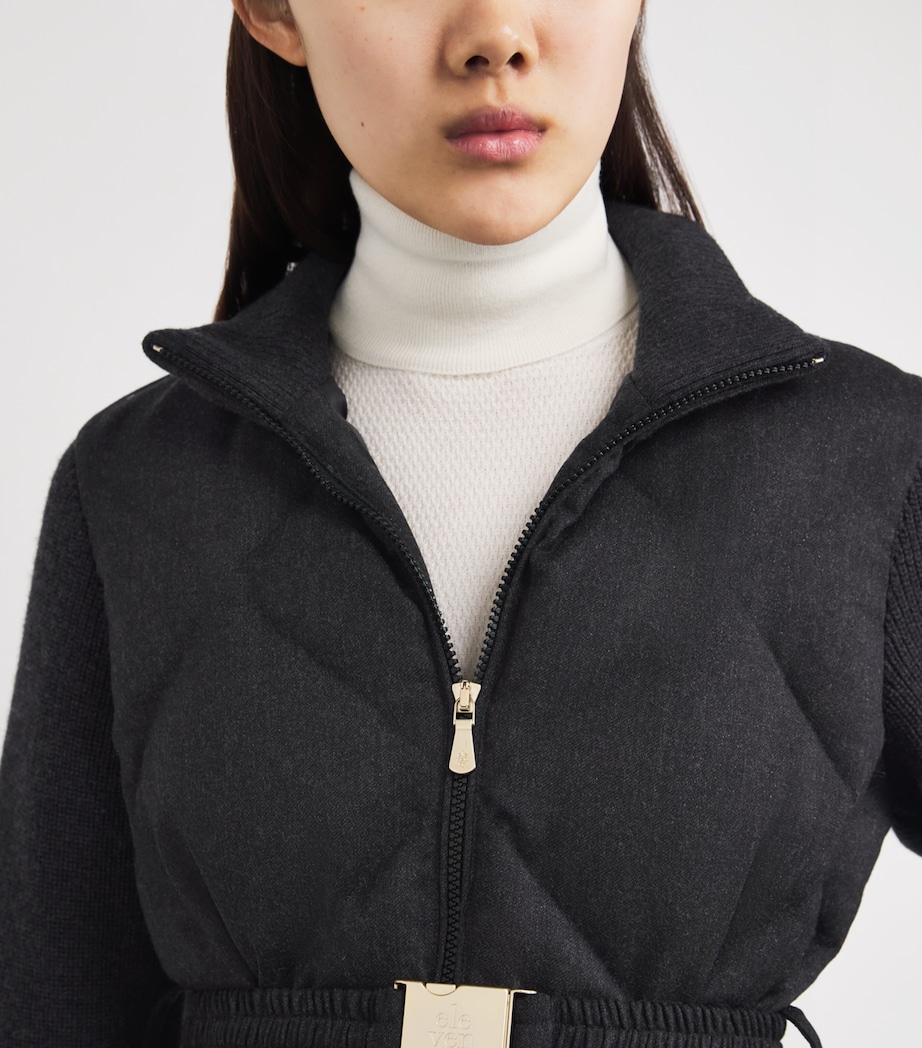 Belted Quilted Jacket CARBONE Image 6