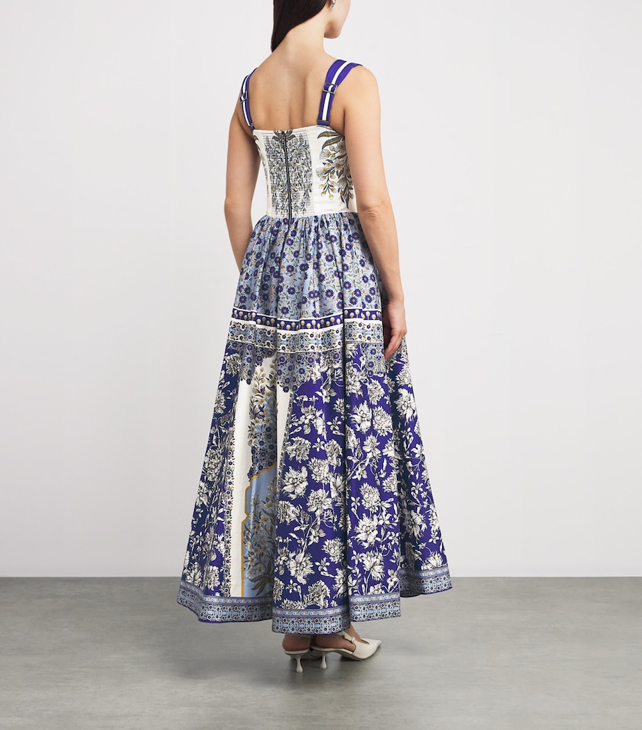 Stretch Cotton Guinevere Maxi Dress I458 - FOREVERMORE Image 3