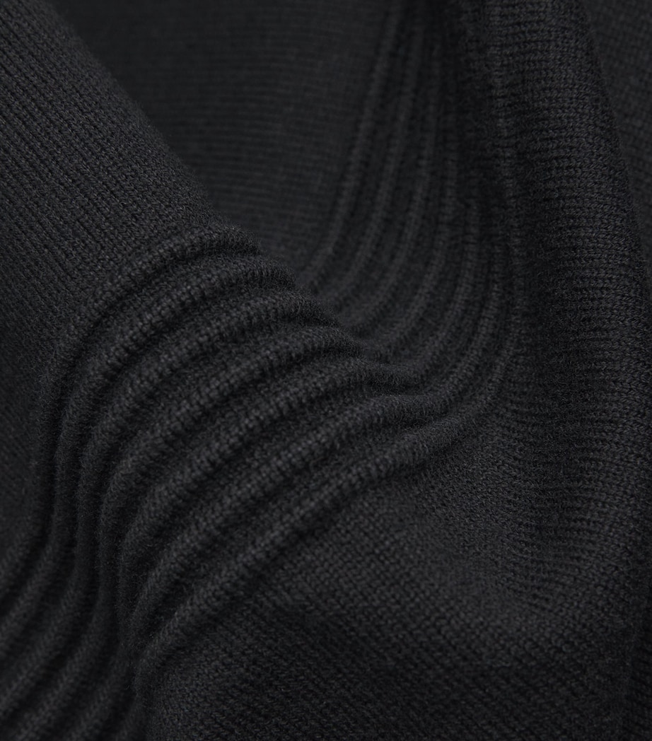 Cotton-Cashmere Lennox Shirt Jacket BLACK Image 5