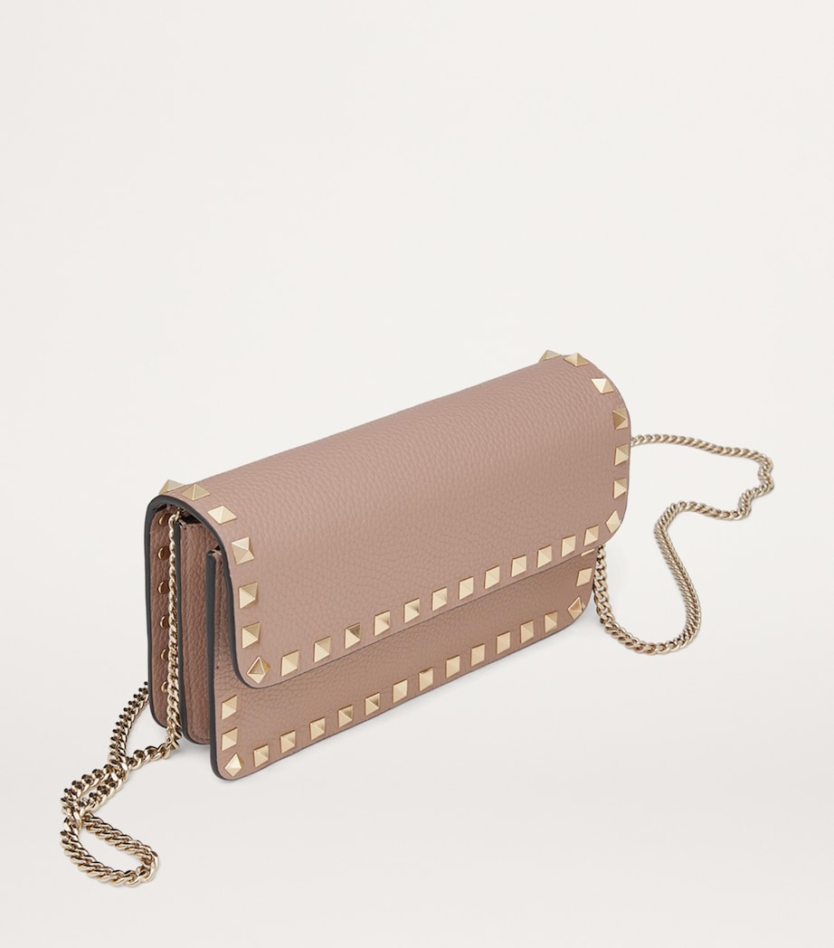 Leather Rockstud Chain Wallet P45 Image 4