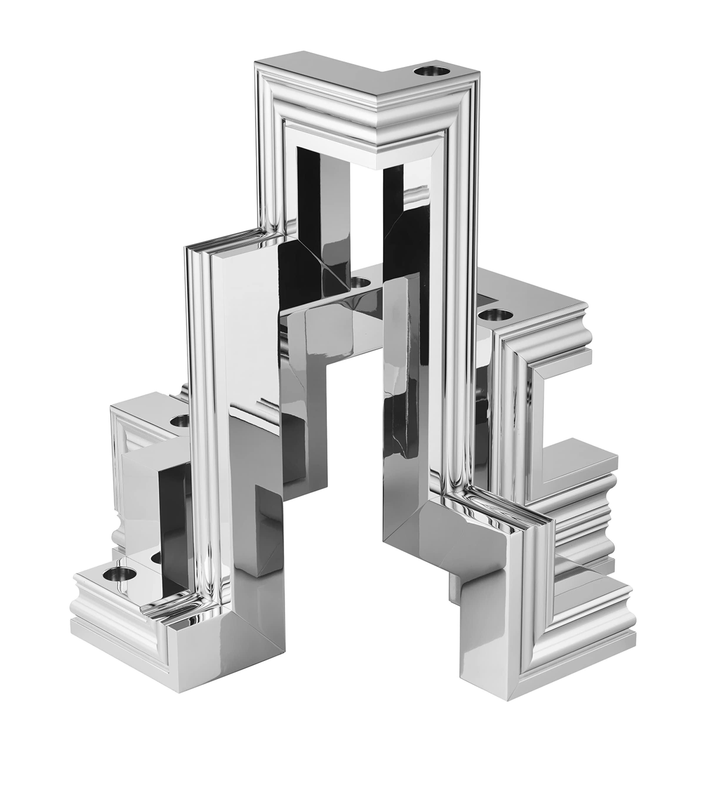 Christofle Perspectives 5-light Candelabra In Silver
