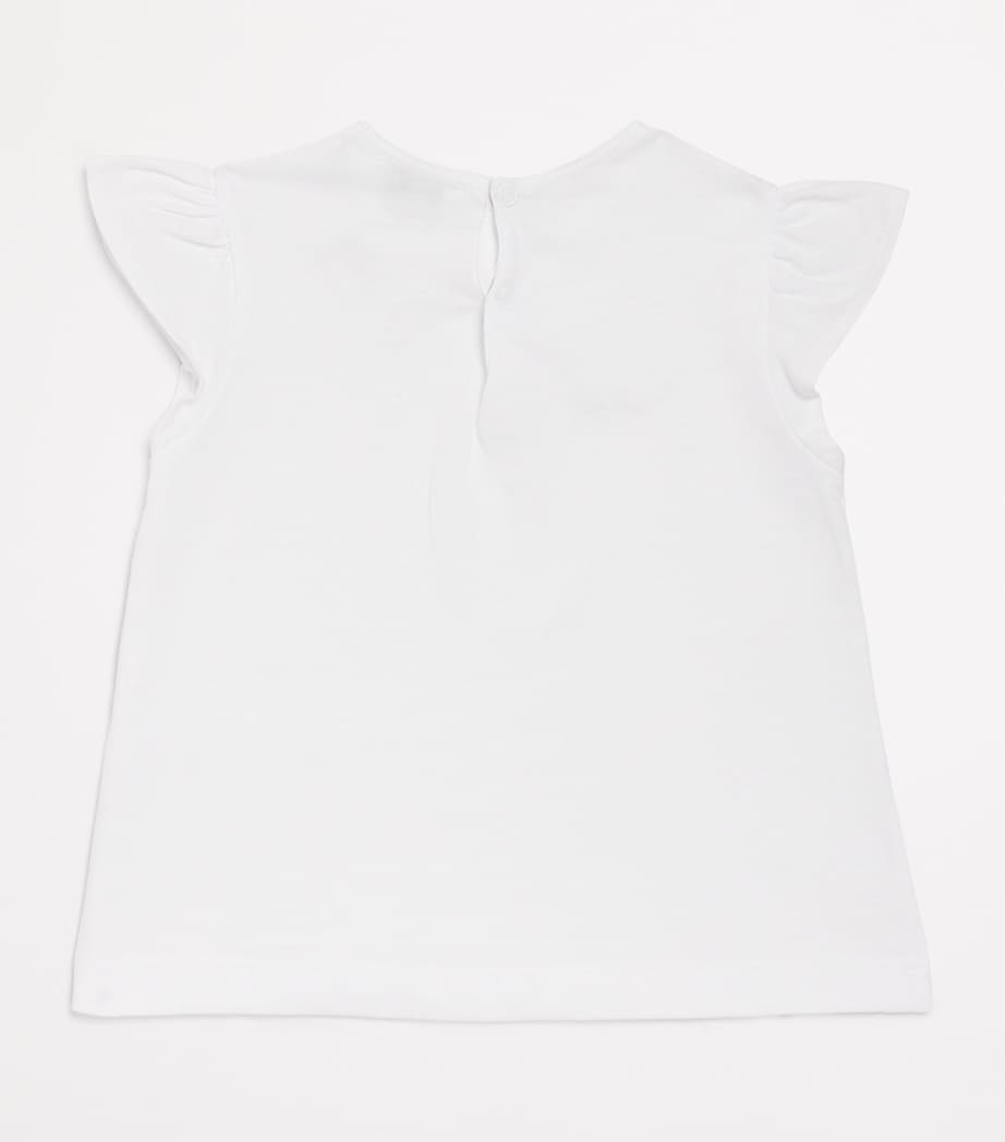 Cotton Bee T-Shirt (4-6 Years) 010 WHITE Image 2