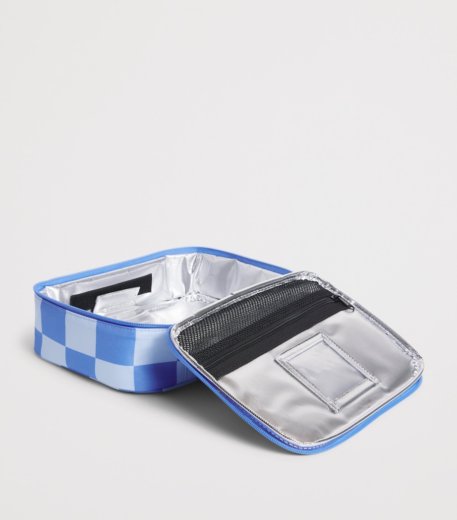 STATE Bags Rodger Lunch Box Charms Blue Check Image 3