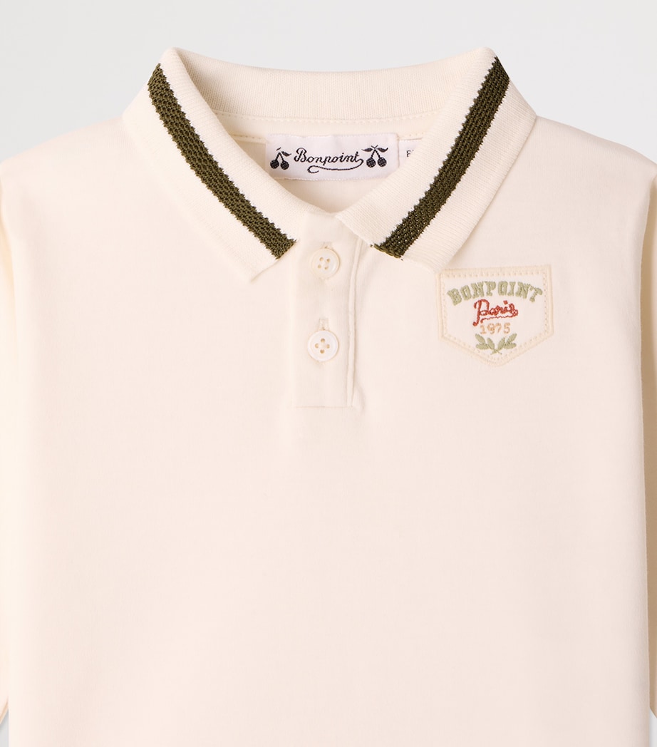 Bonpoint Cotton Martial Shirt (6-12 Months) Upb Ecru Image 3