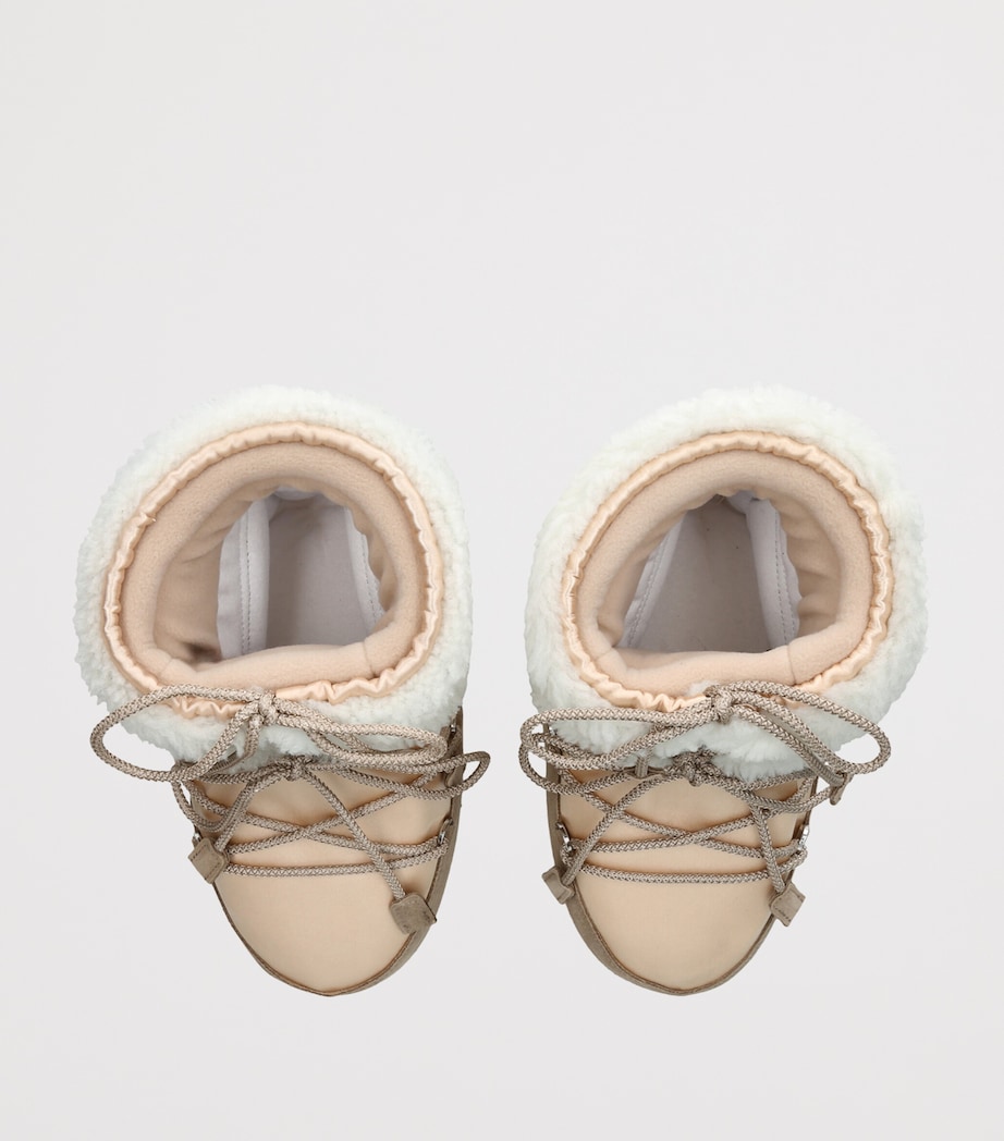 Moon Boot Shearling Pearly Plus Boots Peach Image 3