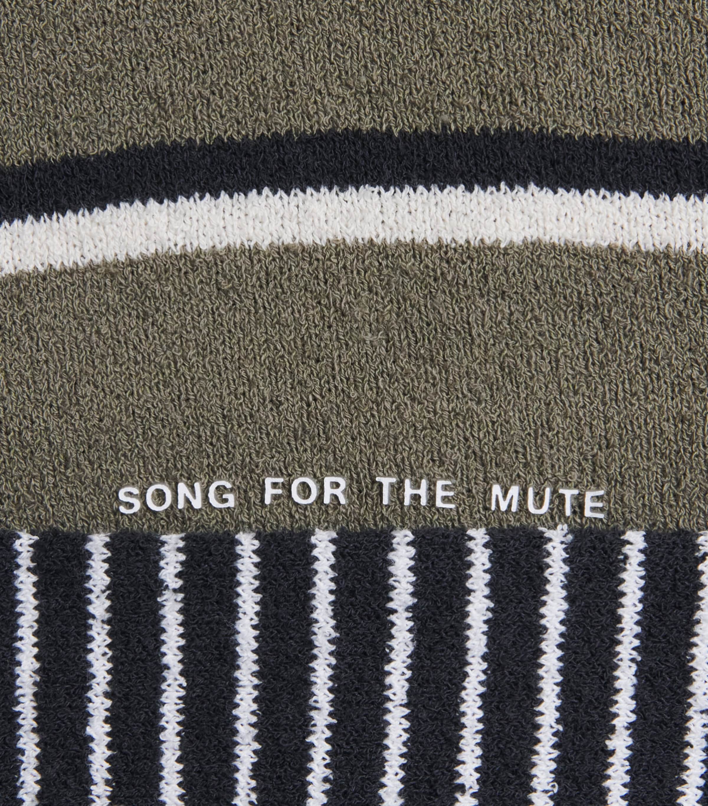 adidas Mens x Song for the Mute Rugby Polo Shirt Olive Strata/black Image 6