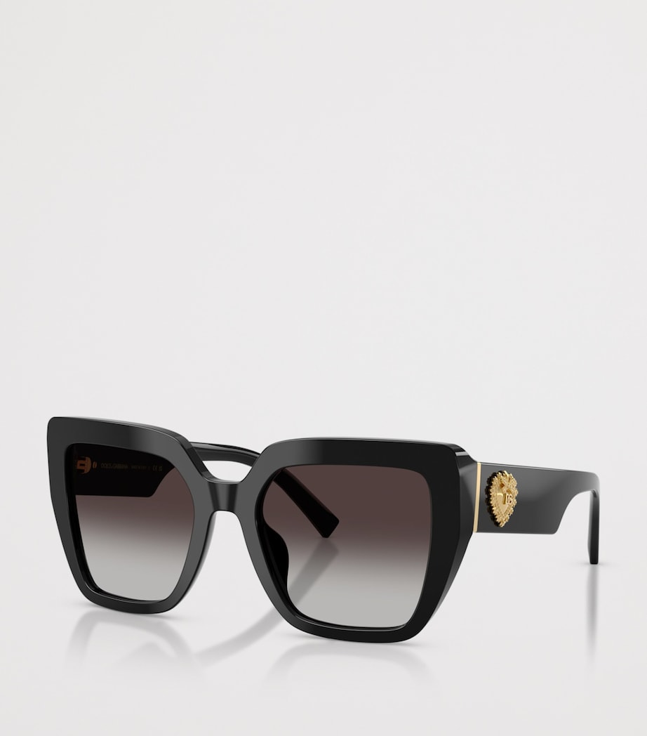 Dolce&Gabbana Square Cat-Eye Sunglasses Black Image 2