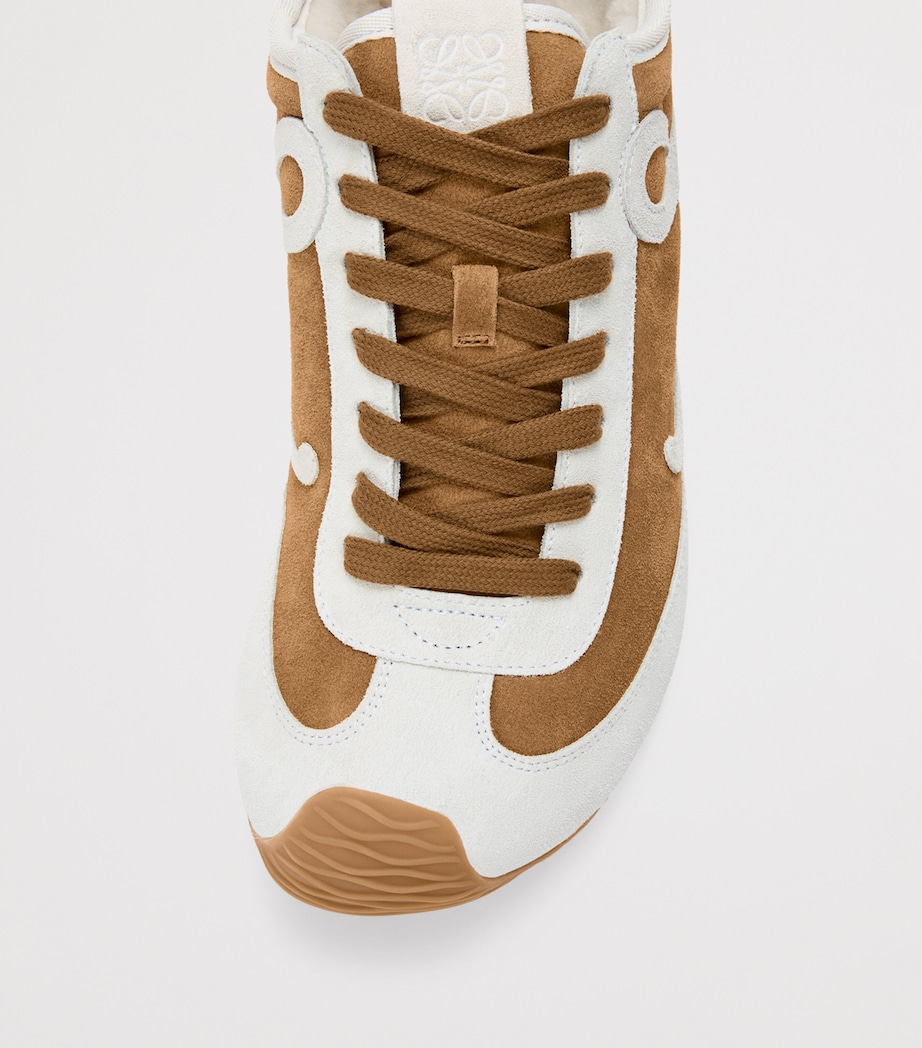 Shearling Ballet Runner 2.0 Sneakers TAN/WHITE Image 5